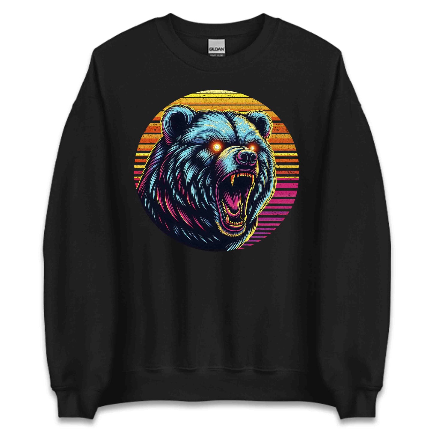 Roaring Bear Wildlife & Adventure Lovers 80s Aesthetic | PRODUCT CODE: RNOBREAWLDFA