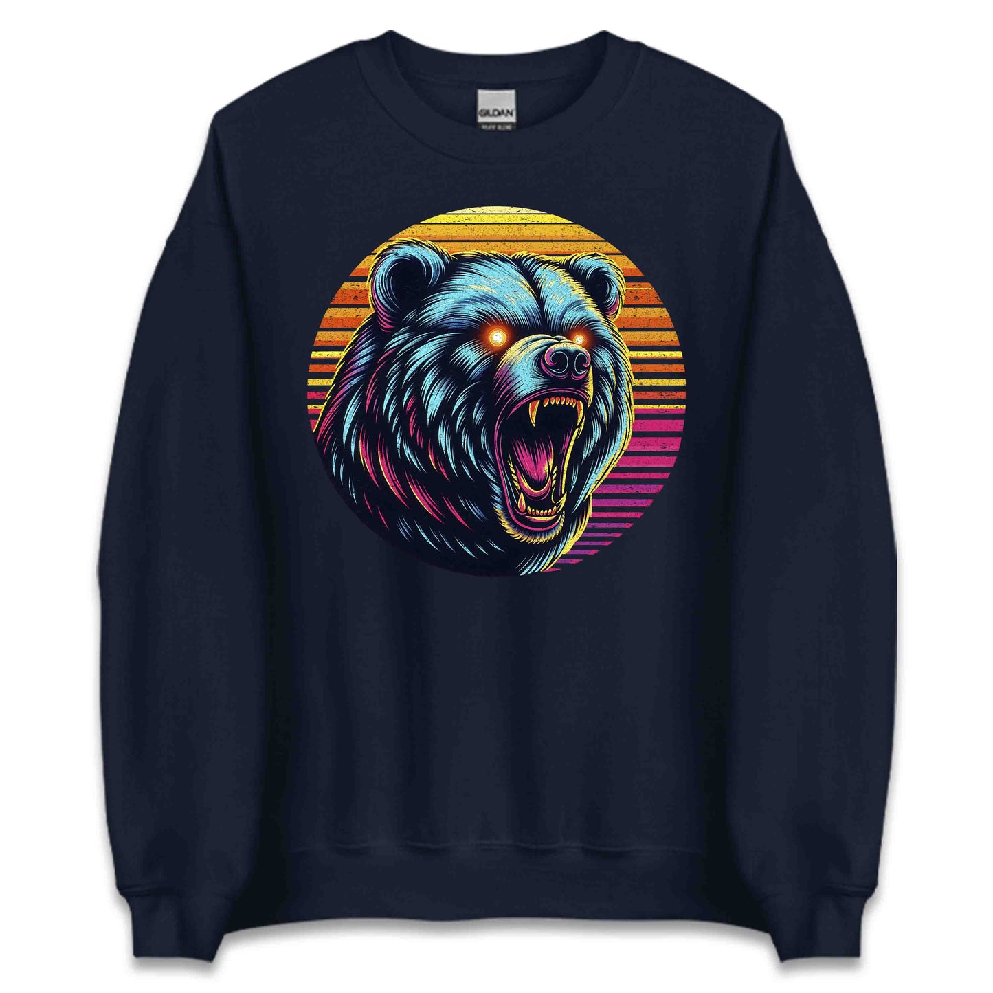 Roaring Bear Wildlife & Adventure Lovers 80s Aesthetic | PRODUCT CODE: RNOBREAWLDFA