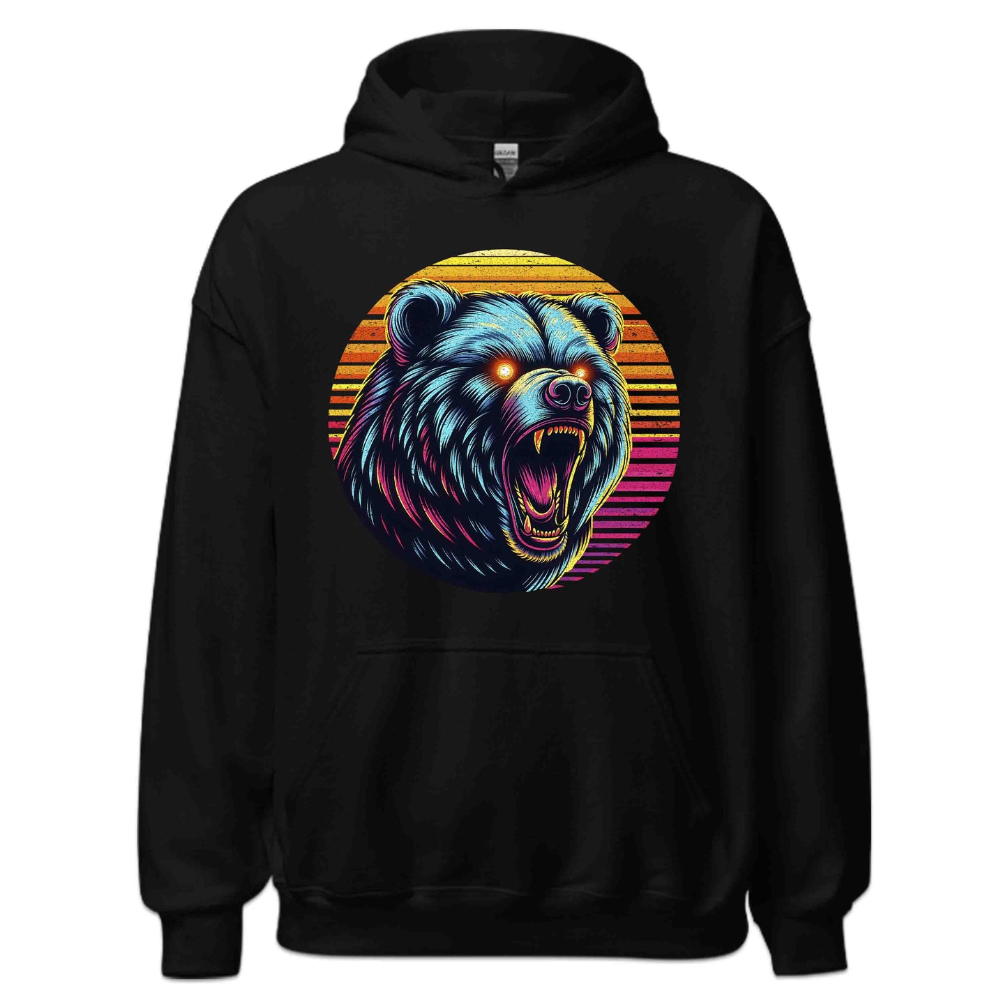 Roaring Bear Wildlife & Adventure Lovers 80s Aesthetic | PRODUCT CODE: RNOBREAWLDFA