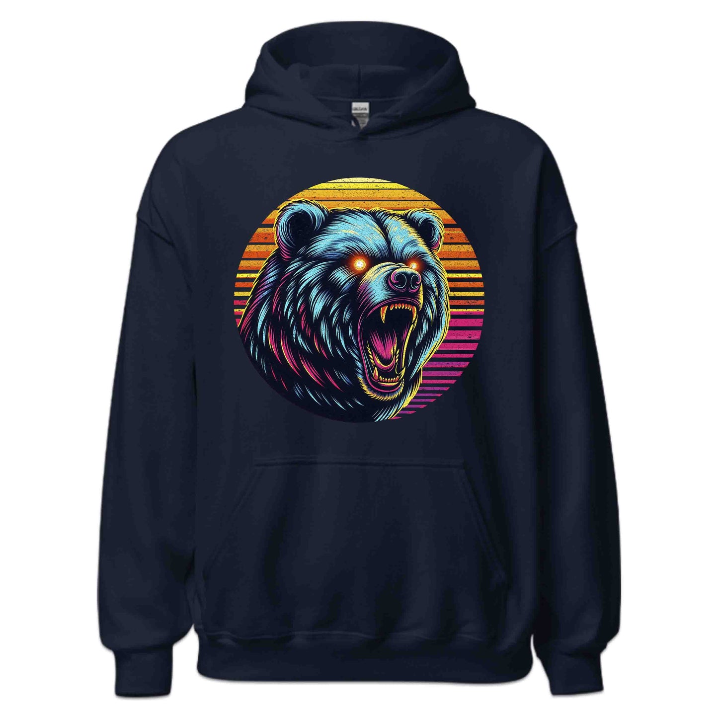 Roaring Bear Wildlife & Adventure Lovers 80s Aesthetic | PRODUCT CODE: RNOBREAWLDFA