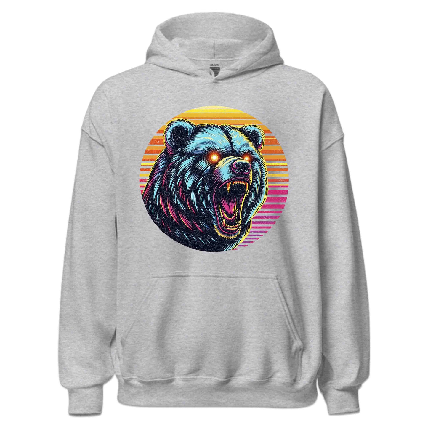Roaring Bear Wildlife & Adventure Lovers 80s Aesthetic | PRODUCT CODE: RNOBREAWLDFA
