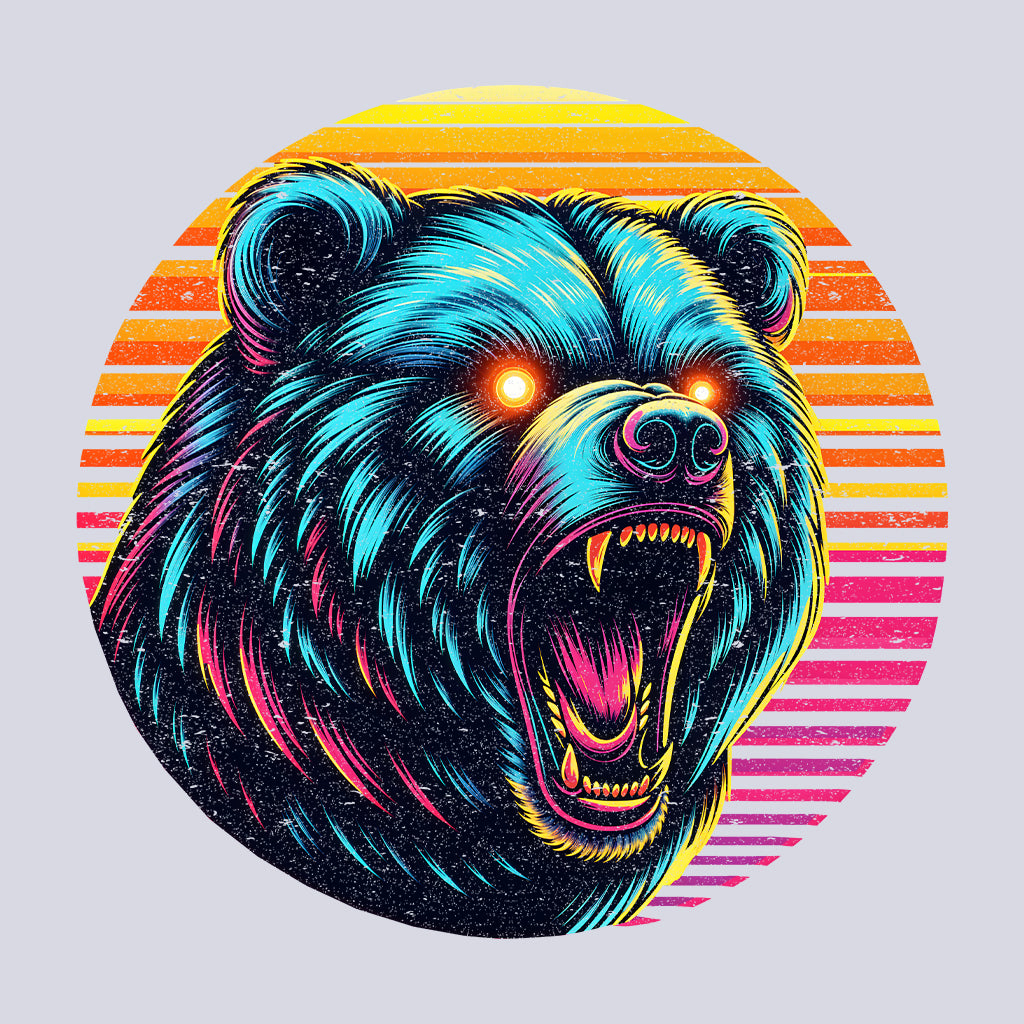 Roaring Bear Wildlife & Adventure Lovers 80s Aesthetic | PRODUCT CODE: RNOBREAWLDFA