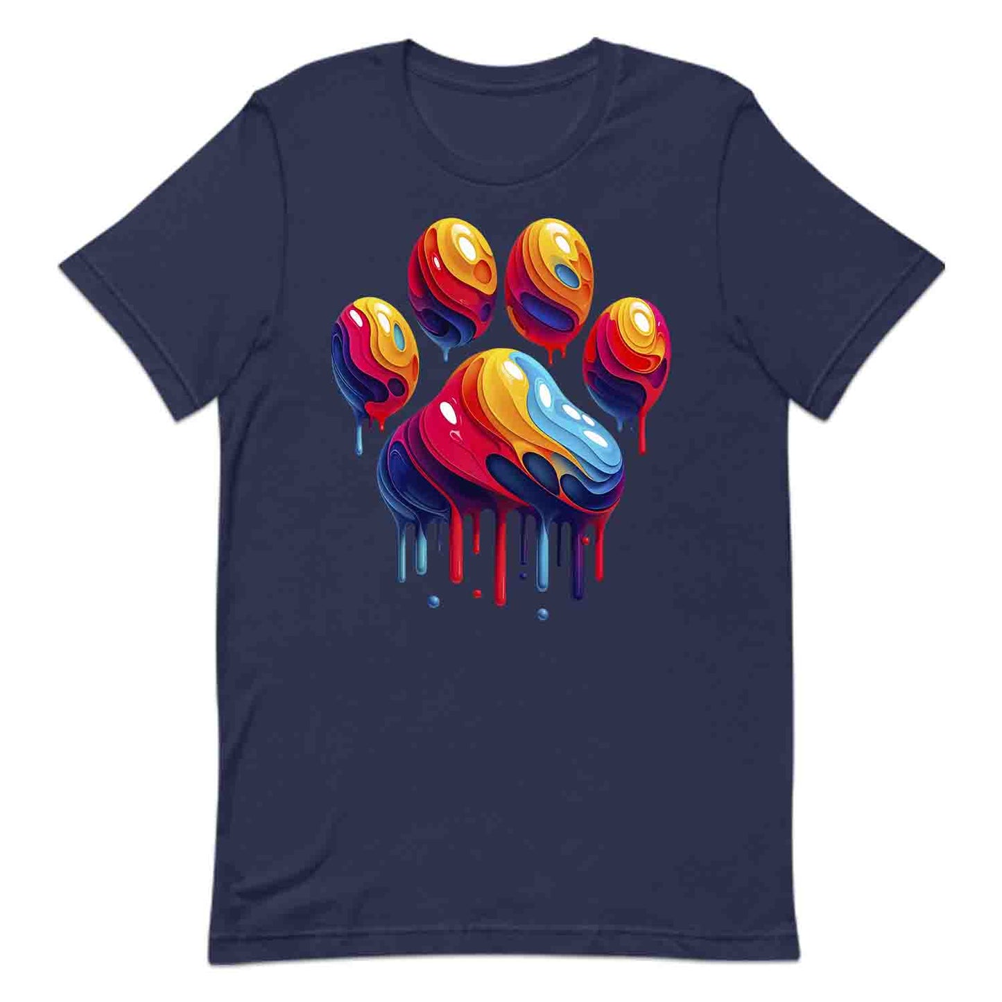 Rainbow Paw Tee, Animal Lover Sweatshirt, Pet Rescue Hoodie | PRODUCT CODE: RNVBDSAUDPR