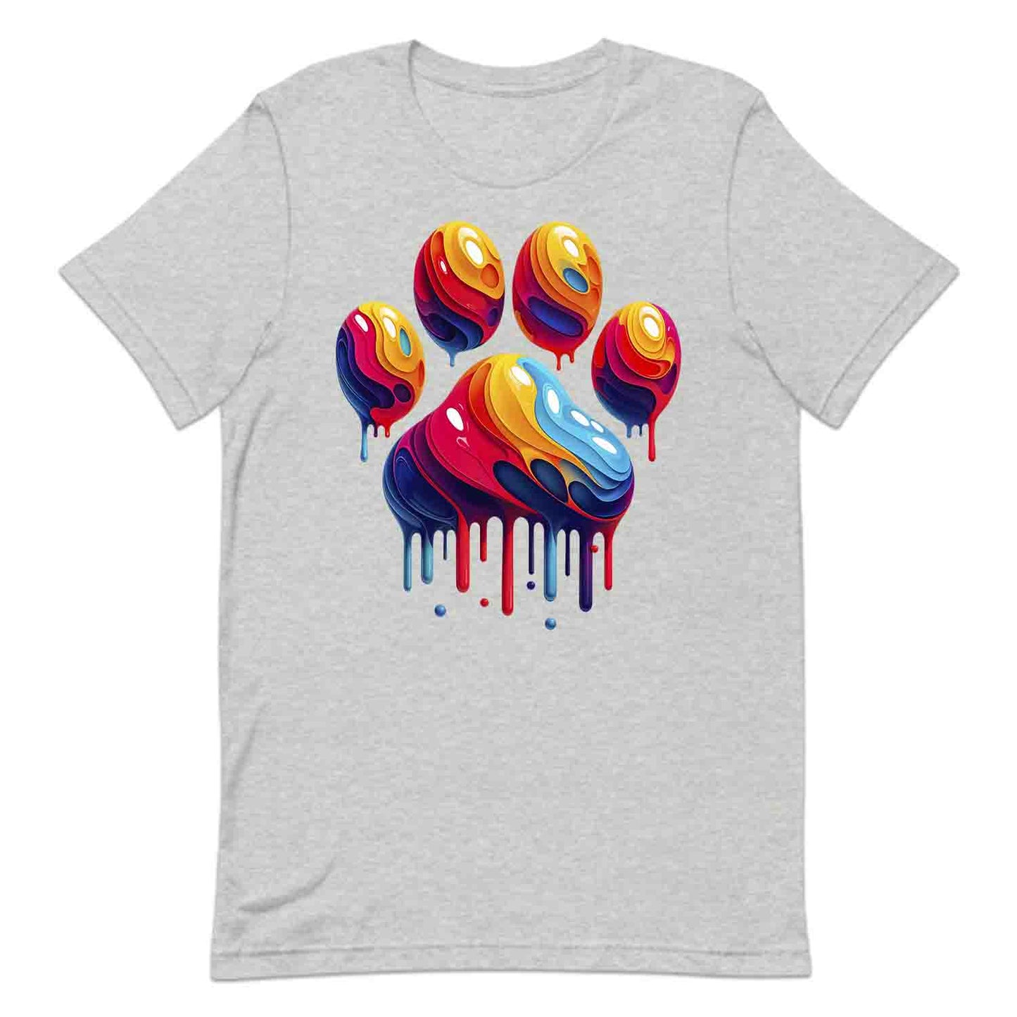 Rainbow Paw Tee, Animal Lover Sweatshirt, Pet Rescue Hoodie | PRODUCT CODE: RNVBDSAUDPR
