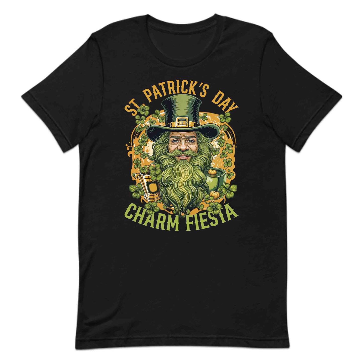Irish Charm Fiesta St. Patrick's Day Bearded Leprechaun with Beer Mug | PRODUCT CODE: RSHCRMAFSTPR