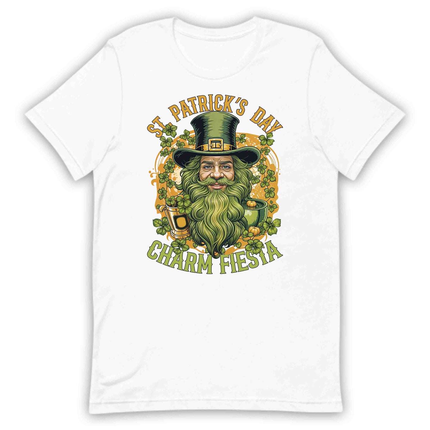 Irish Charm Fiesta St. Patrick's Day Bearded Leprechaun with Beer Mug | PRODUCT CODE: RSHCRMAFSTPR