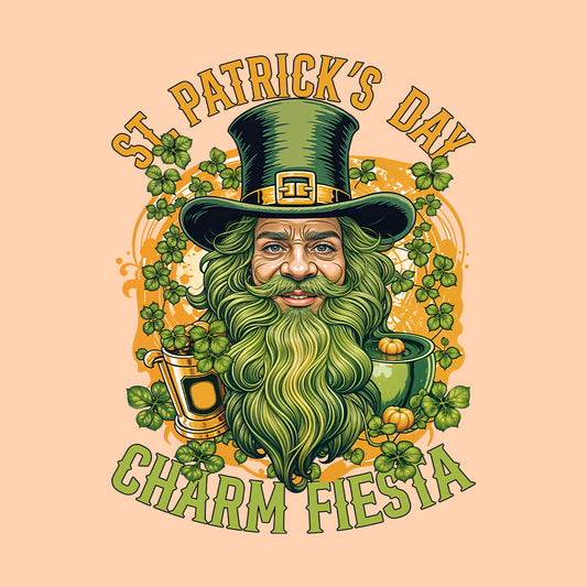 Irish Charm Fiesta St. Patrick's Day Bearded Leprechaun with Beer Mug | PRODUCT CODE: RSHCRMAFSTPR