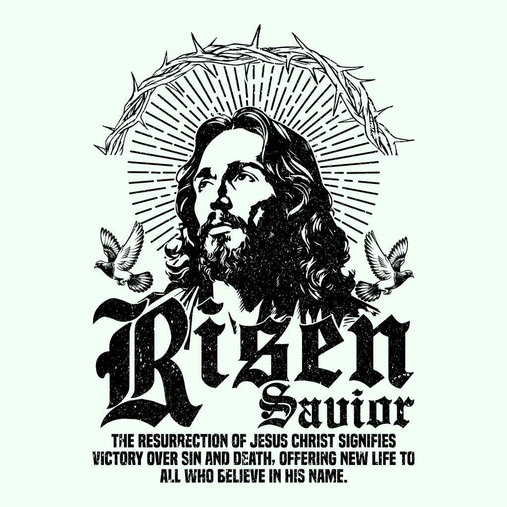Risen Savior Christian Easter & Beyond Inspirational Religious Jesus Christ Resurrection | PRODUCT CODE: RSNVROCHNTDE