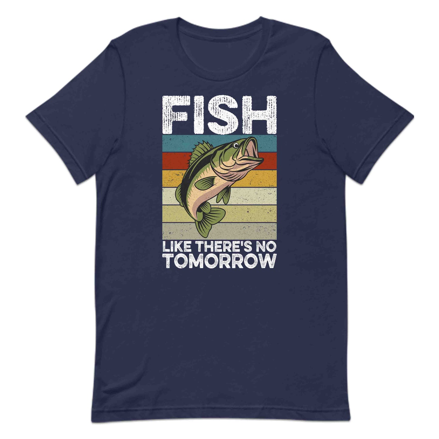 Fish Like There's No Tomorrow Retro Bass Fishing | PRODUCT CODE: RTFCHLKTHRNW