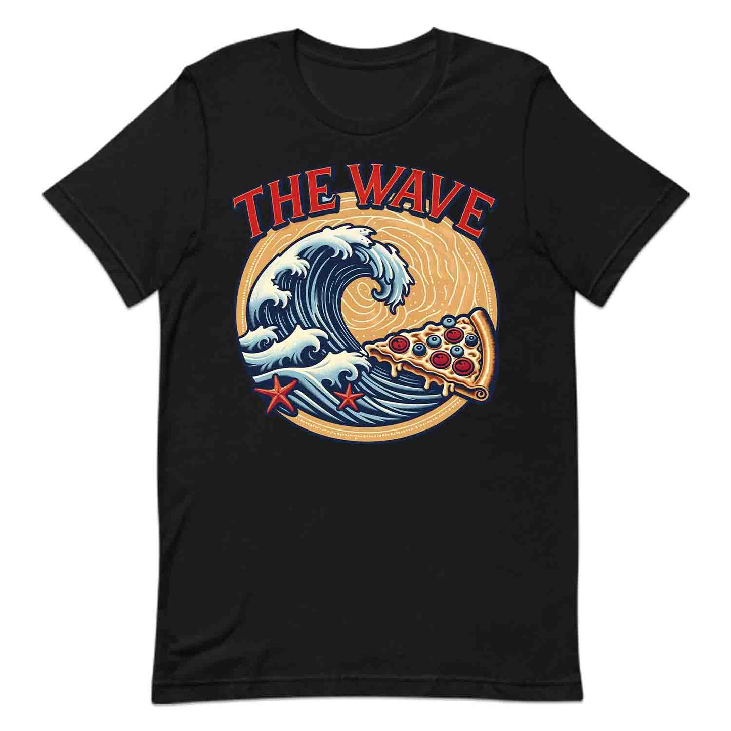 Retro Surf & Pizza T-Shirt, Vintage Wave Sweatshirt, Beach Lover Hoodie | PRODUCT CODE: RTSUIPOWCJL