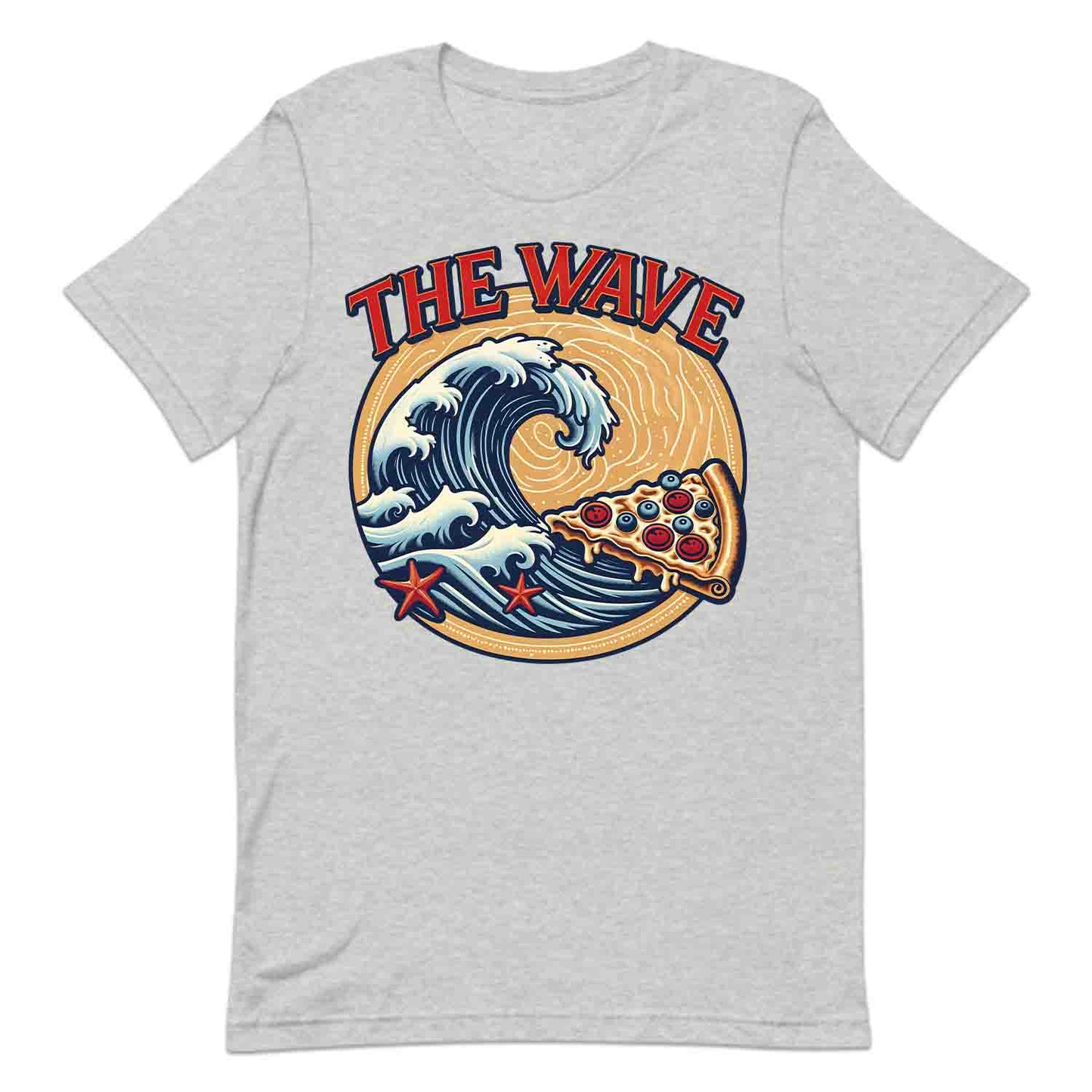 Retro Surf & Pizza T-Shirt, Vintage Wave Sweatshirt, Beach Lover Hoodie | PRODUCT CODE: RTSUIPOWCJL