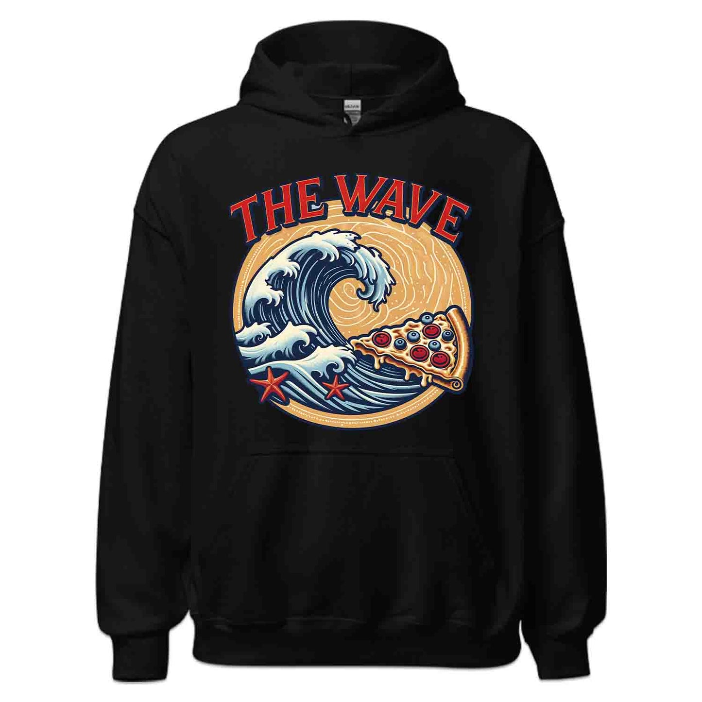 Retro Surf & Pizza T-Shirt, Vintage Wave Sweatshirt, Beach Lover Hoodie | PRODUCT CODE: RTSUIPOWCJL