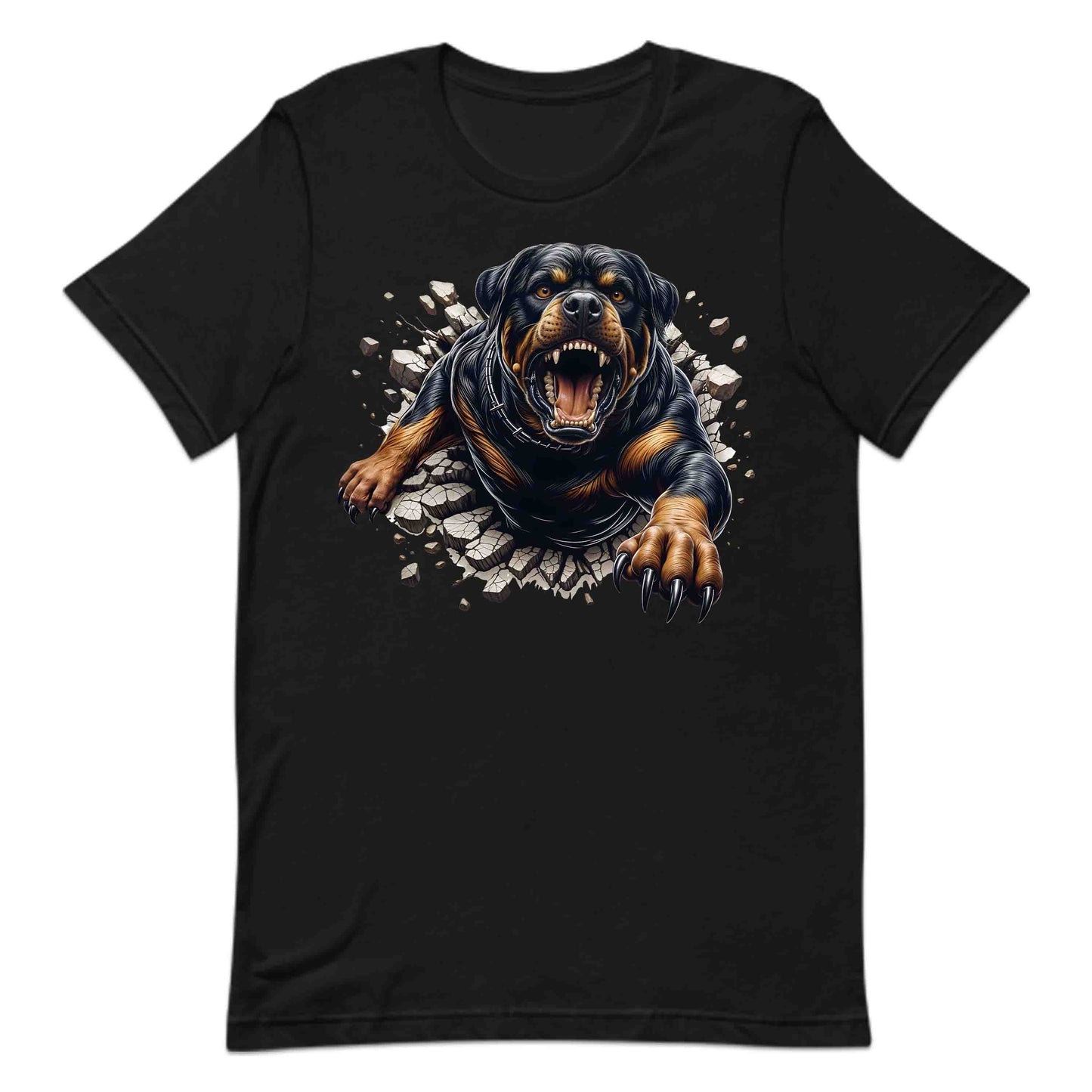 Rottweiler Breaking Through Wall 3D Realistic Powerful Rottweiler Dog | PRODUCT CODE: RTWLREBKNWLDS