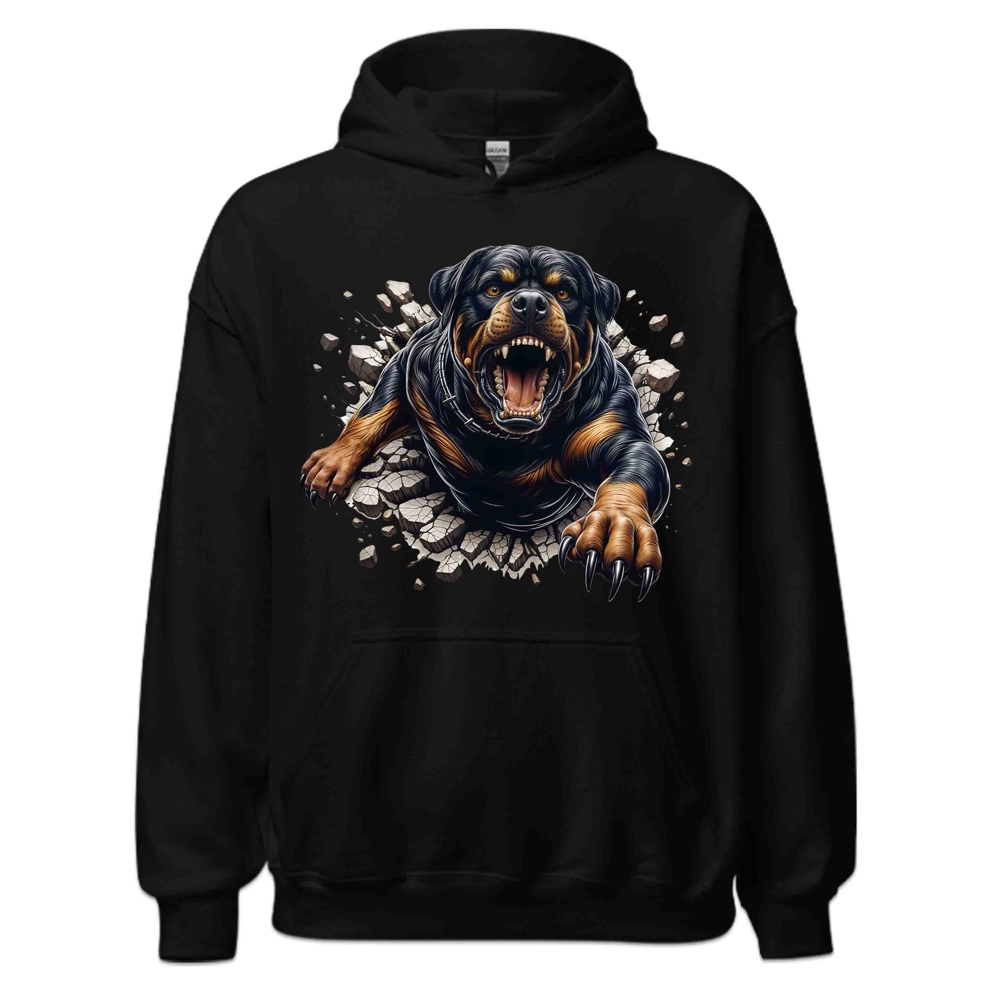 Rottweiler Breaking Through Wall 3D Realistic Powerful Rottweiler Dog | PRODUCT CODE: RTWLREBKNWLDS