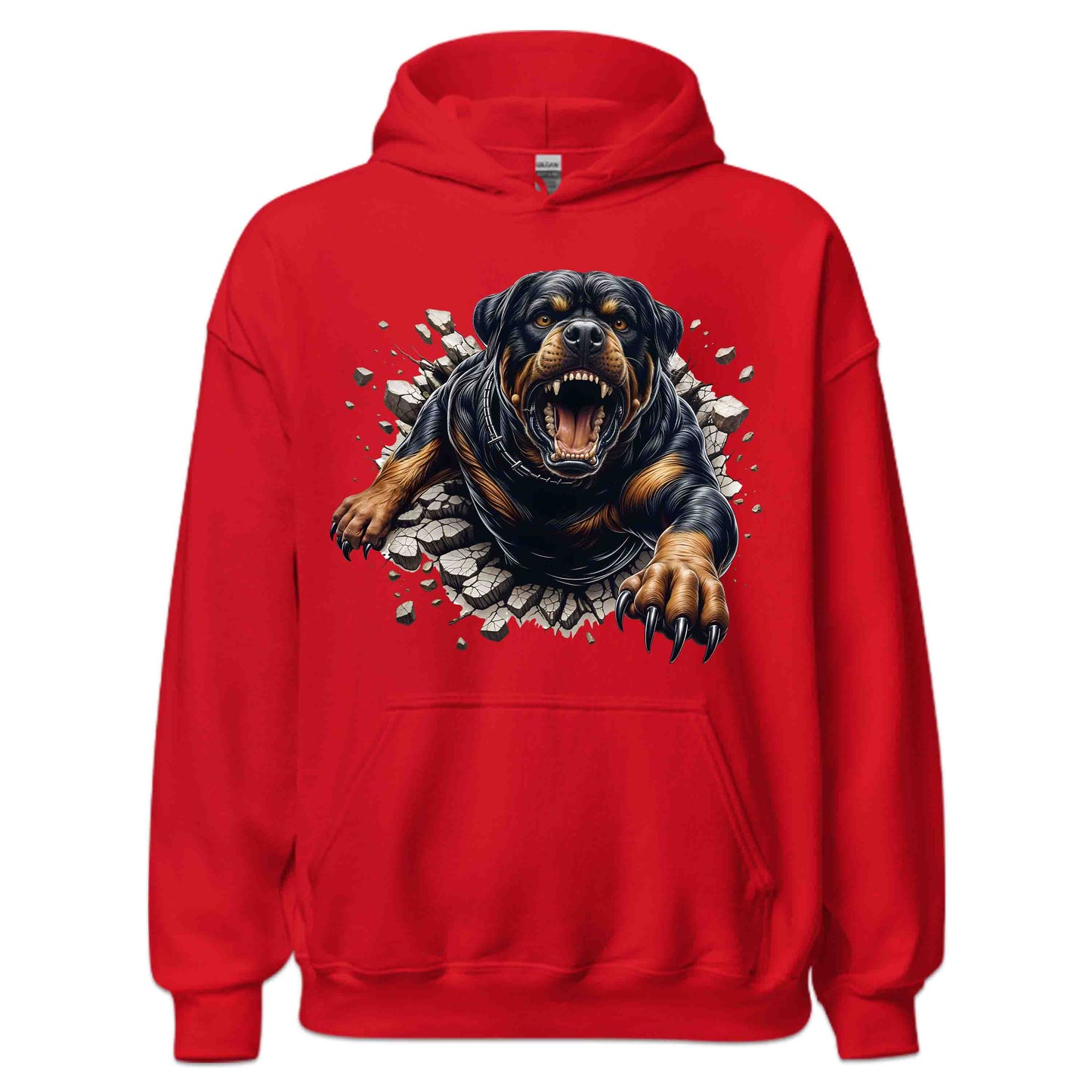 Rottweiler Breaking Through Wall 3D Realistic Powerful Rottweiler Dog | PRODUCT CODE: RTWLREBKNWLDS