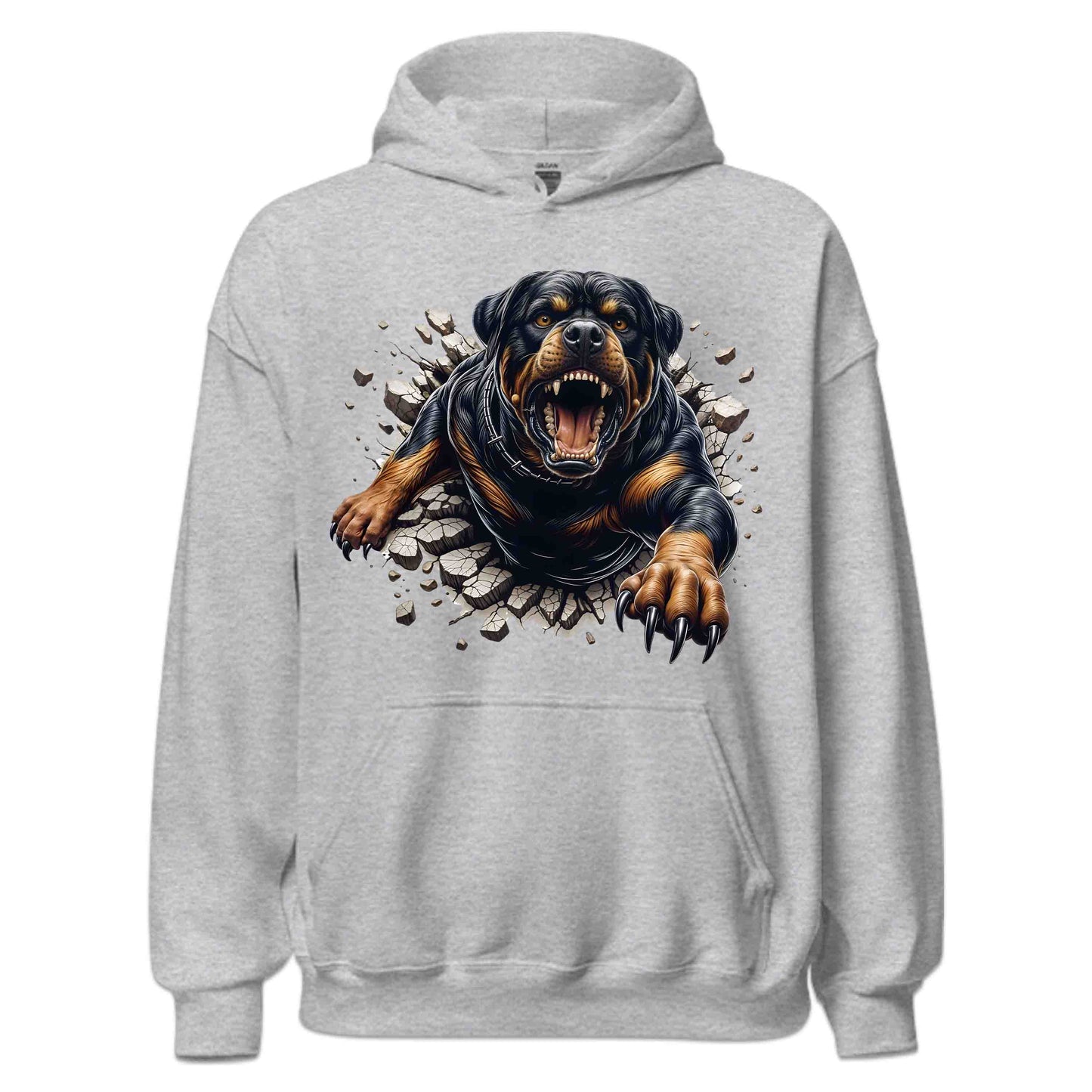 Rottweiler Breaking Through Wall 3D Realistic Powerful Rottweiler Dog | PRODUCT CODE: RTWLREBKNWLDS