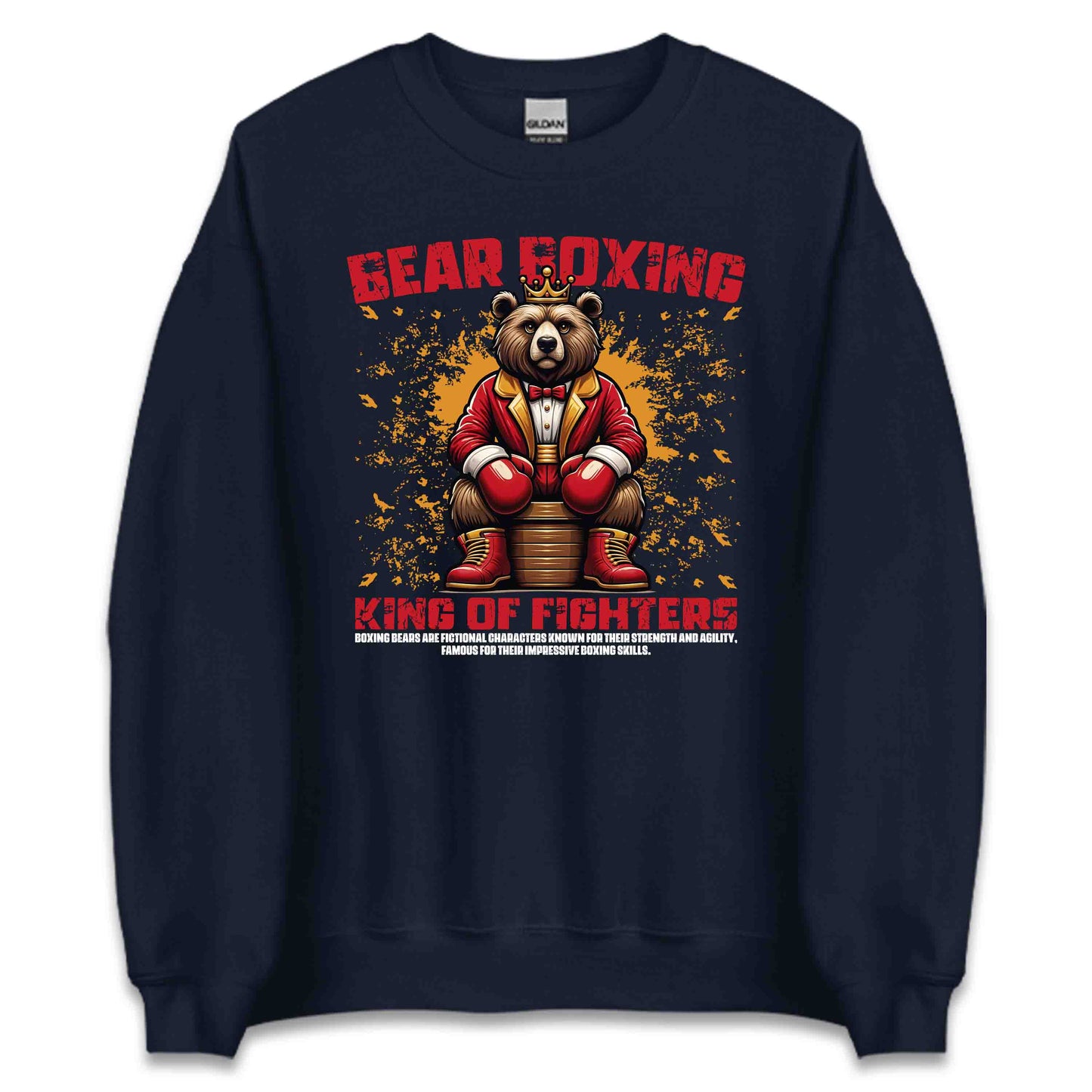 Royal Bear Boxing King of Fighters Champion Boxer | PRODUCT CODE: RYLBREXNGFTEC