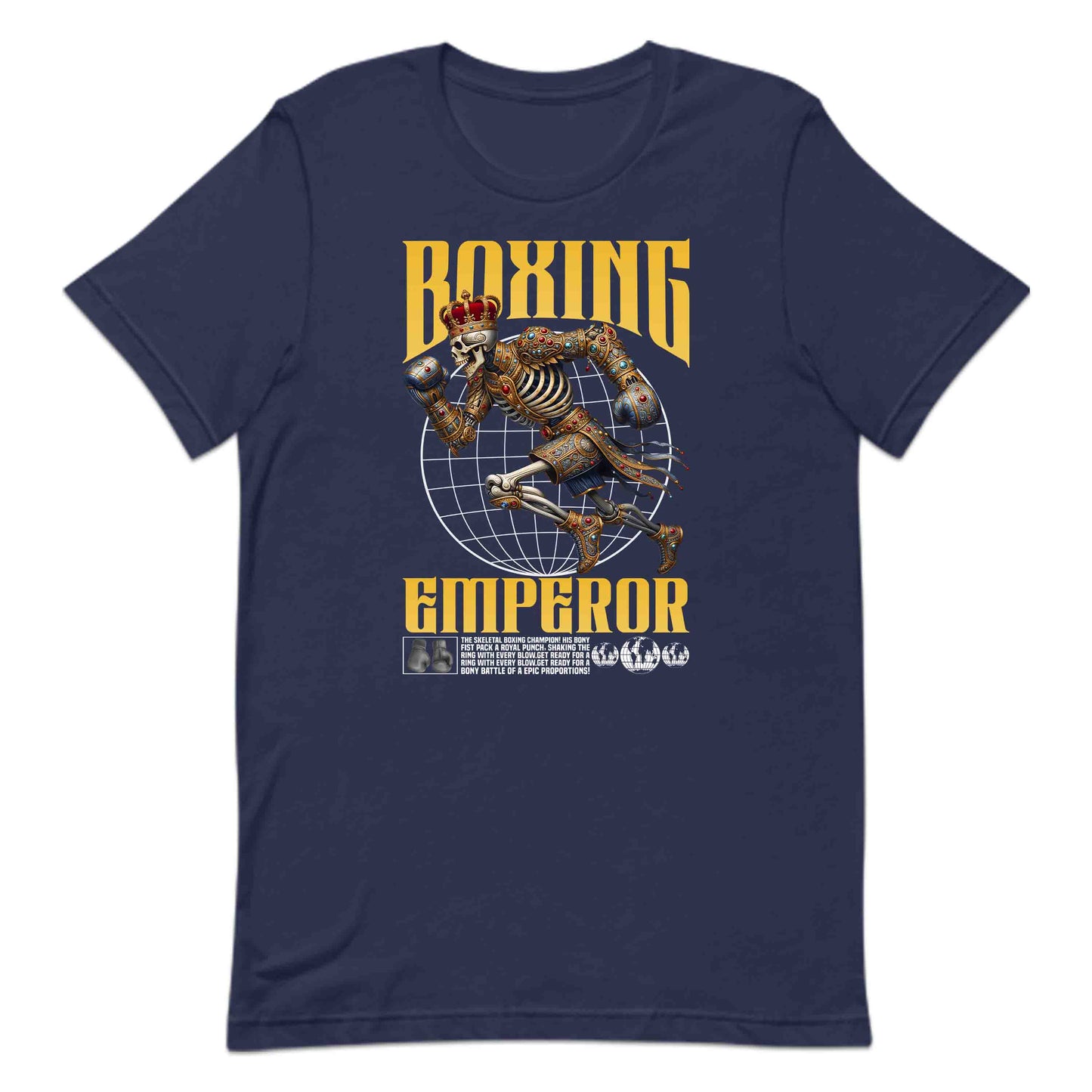 Royal King Boxing Skeleton Crowned Champion Bone Fighter | PRODUCT CODE: RYLBXNGSKLNTO