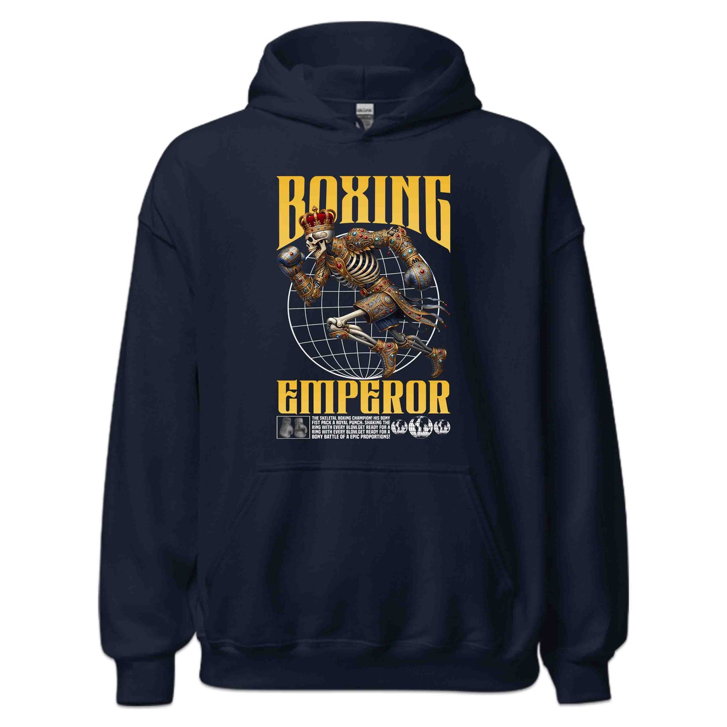 Royal King Boxing Skeleton Crowned Champion Bone Fighter | PRODUCT CODE: RYLBXNGSKLNTO