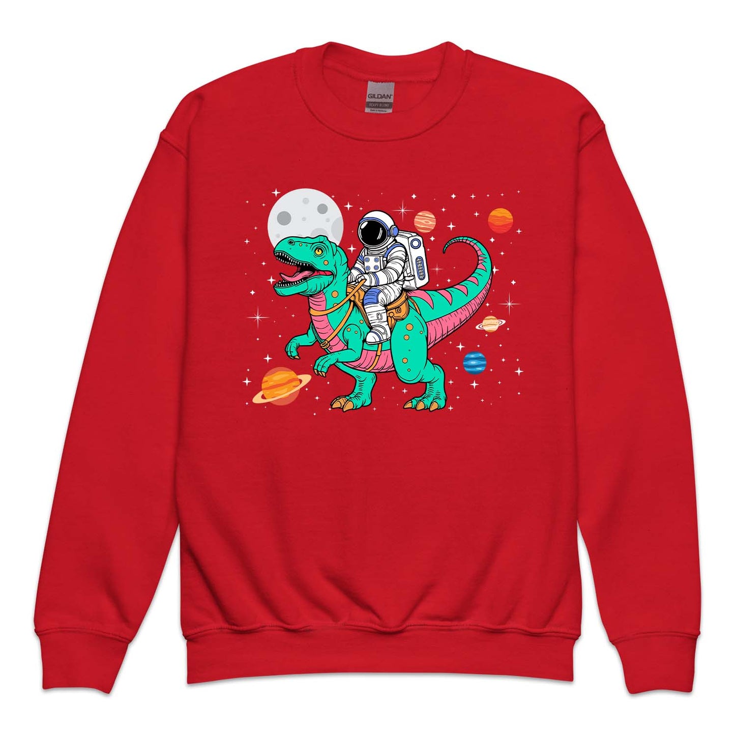 Astronaut Riding T-Rex Dinosaur Space Explorer | PRODUCT CODE: ASTRDNGD