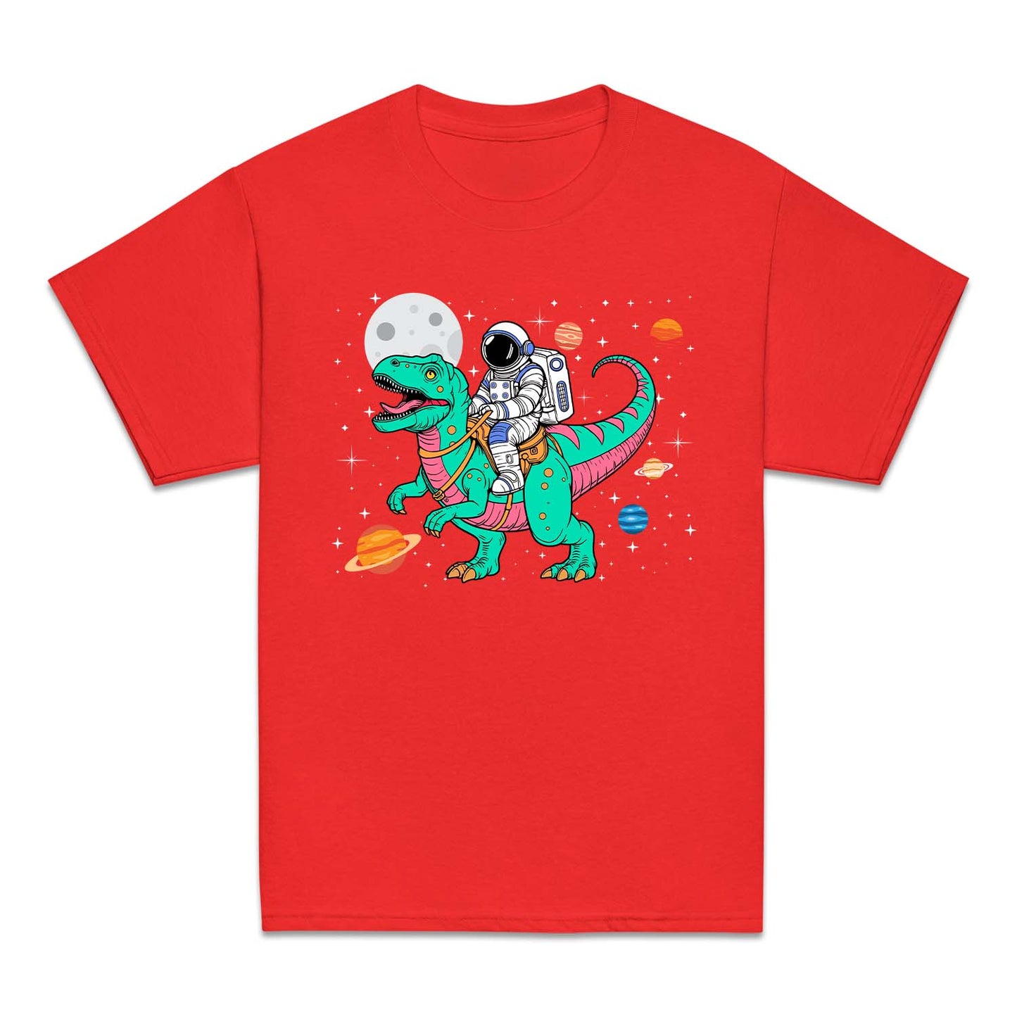 Astronaut Riding T-Rex Dinosaur Space Explorer | PRODUCT CODE: ASTRDNGD