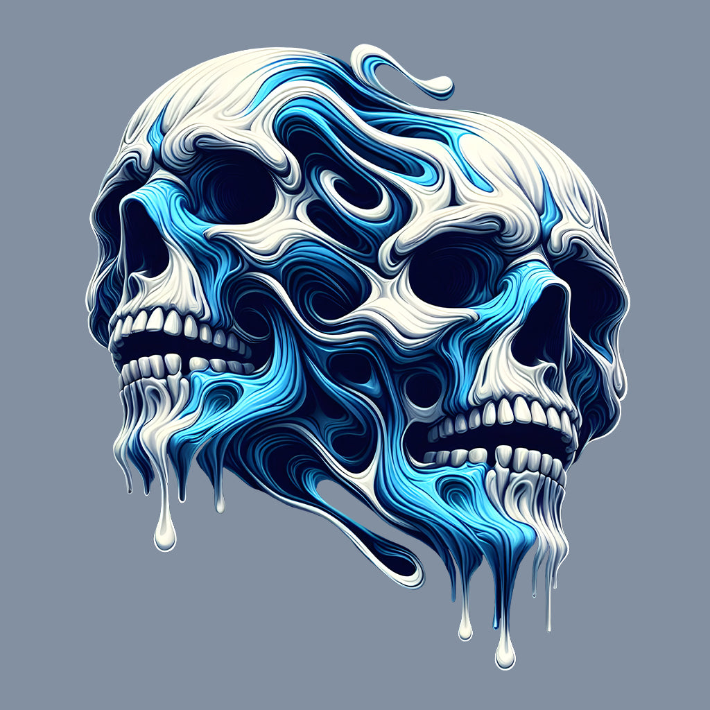 Vintage Y2k Screaming Skull Emo Nostalgia Streetwear | PRODUCT CODE: SCRGSKLUV