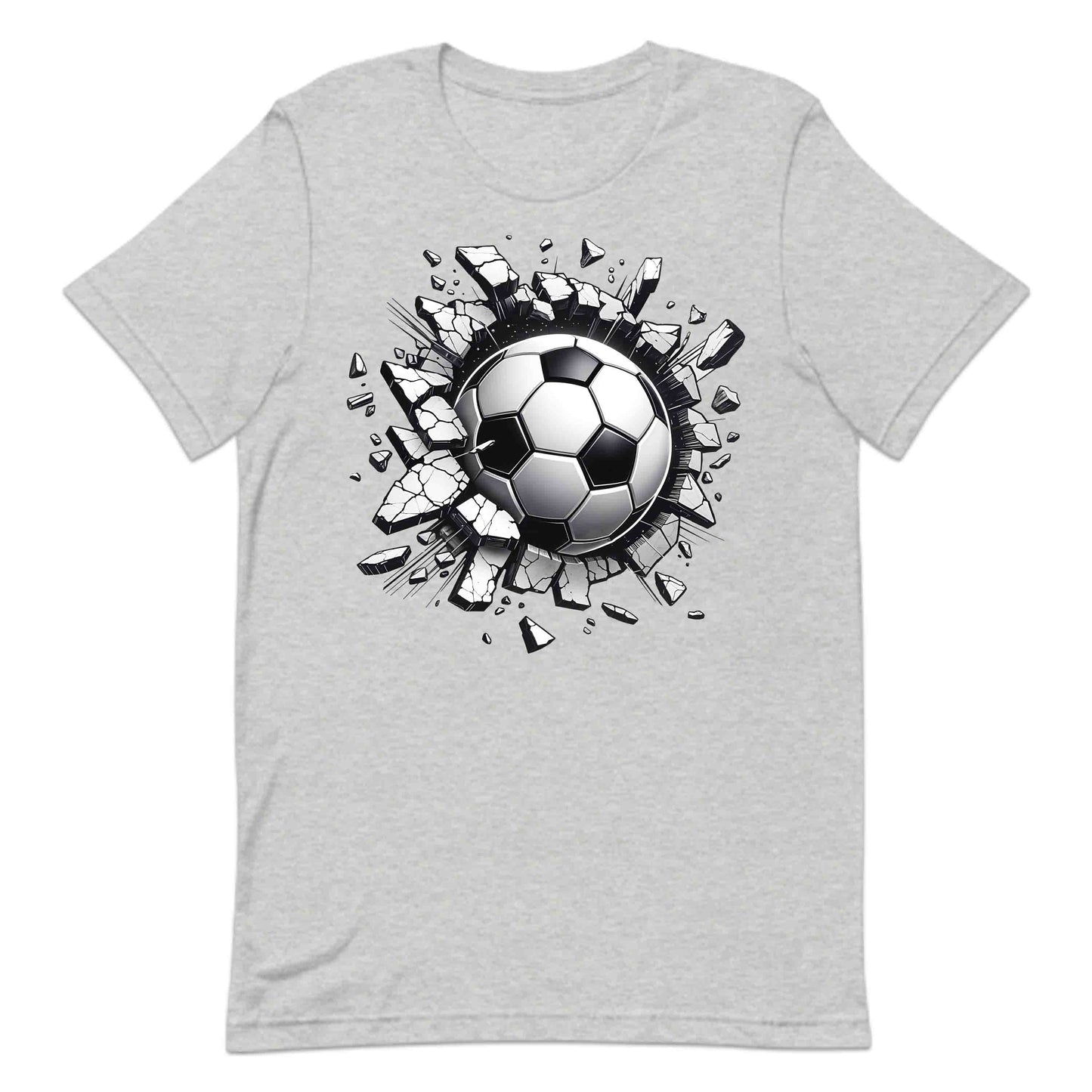 Soccer Ball Breaking Through Wall 3D Realistic Shattering Football | PRODUCT CODE: SCROBLABRKNW