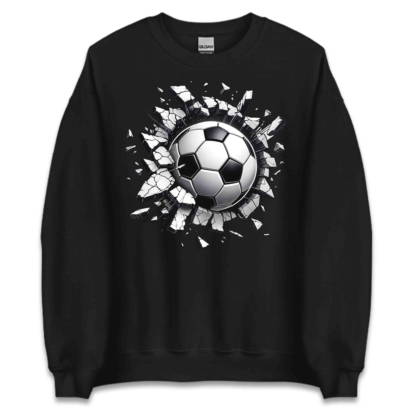 Soccer Ball Breaking Through Wall 3D Realistic Shattering Football | PRODUCT CODE: SCROBLABRKNW
