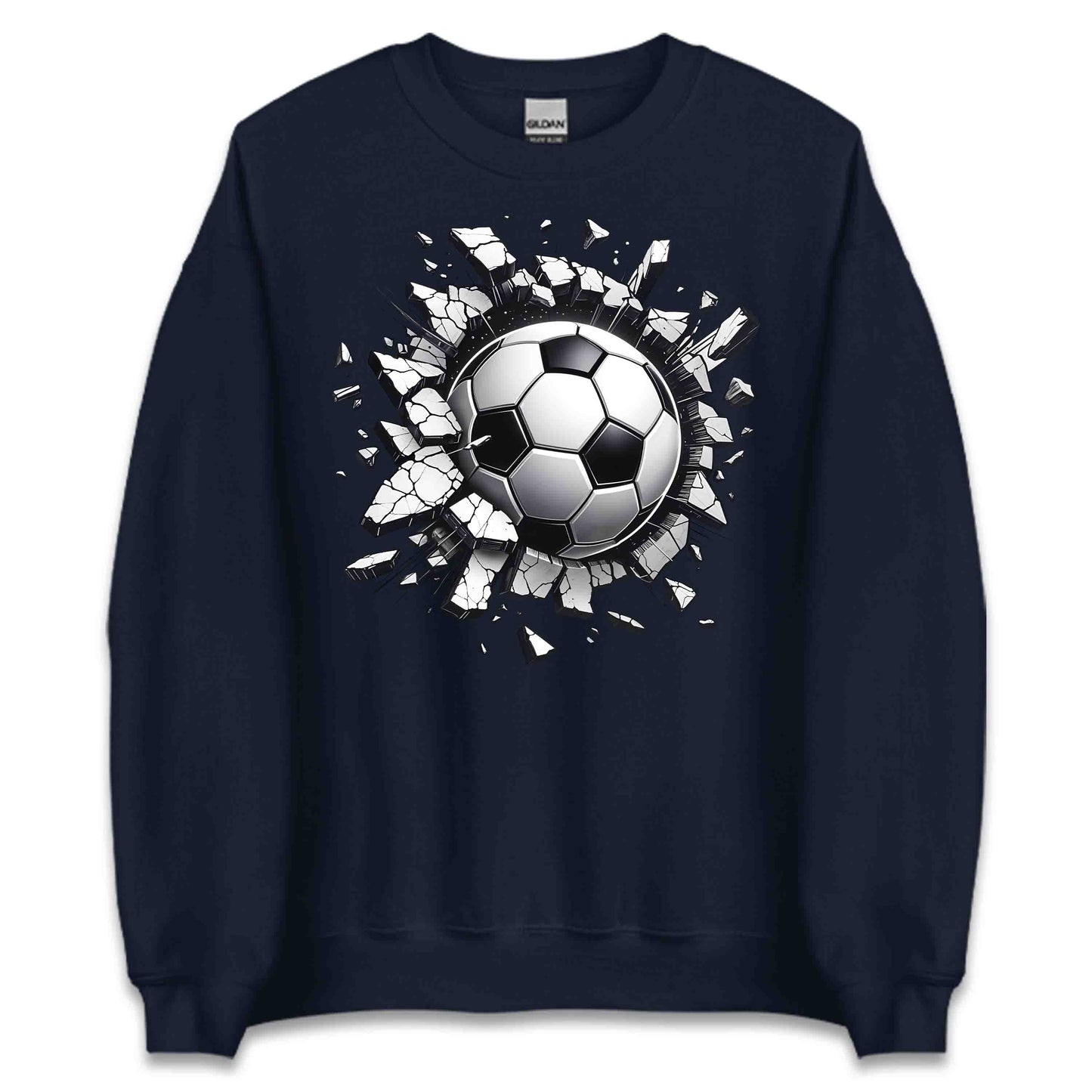 Soccer Ball Breaking Through Wall 3D Realistic Shattering Football | PRODUCT CODE: SCROBLABRKNW