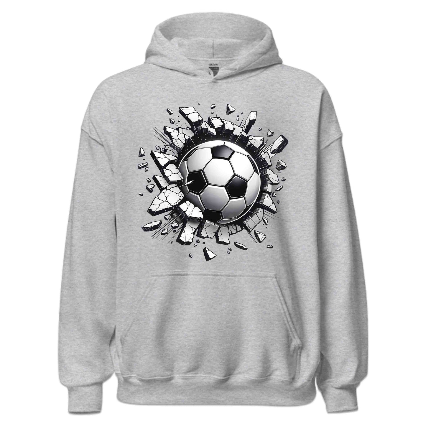 Soccer Ball Breaking Through Wall 3D Realistic Shattering Football | PRODUCT CODE: SCROBLABRKNW