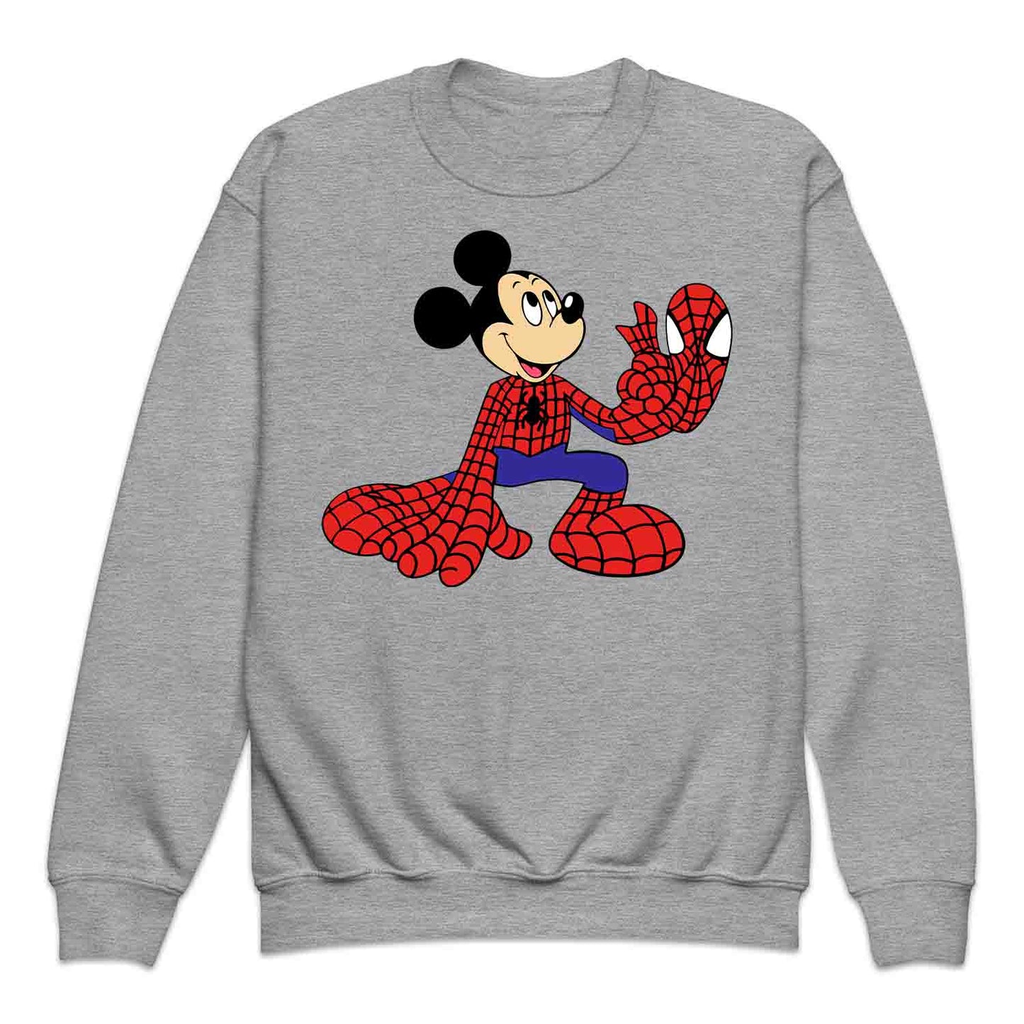 Superhero Mashup Kids T-Shirt | Mickey as Spider-Man Kids Jumper | Disney x Marvel Crossover Hoodie | PRODUCT CODE: SDHBJEPOIWM