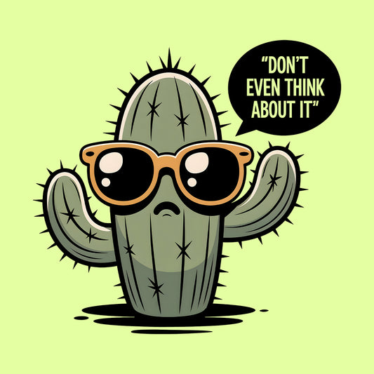 Sassy Cactus T-Shirt, Bold Quote Sweatshirt, Sunglasses Plant Hoodie for Introverts & Succulent Fans | PRODUCT CODE: SHJWRKJAD