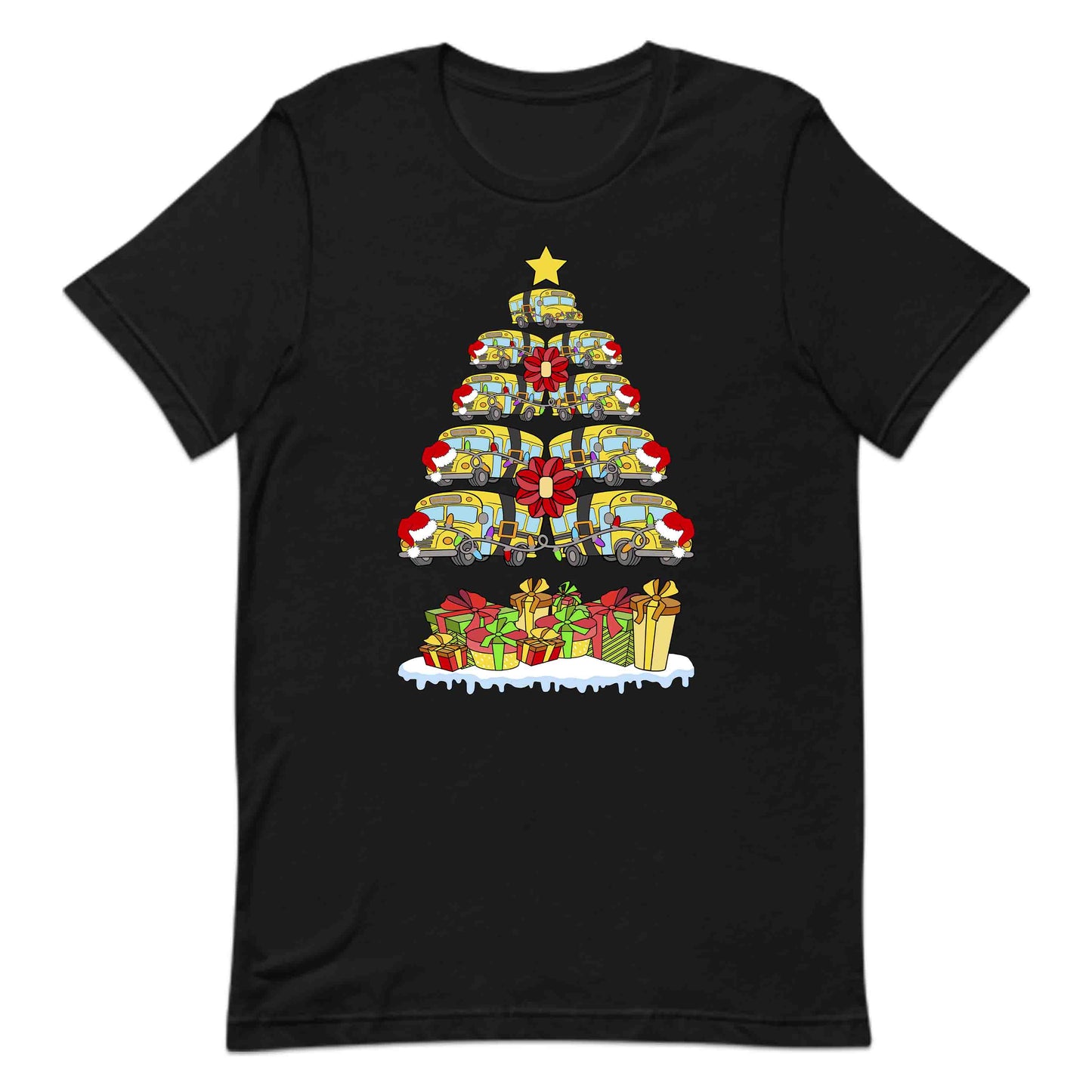 School Bus Christmas Tree Merry Xmas Bus Drivers | PRODUCT CODE: SHLOBUCHRMTE