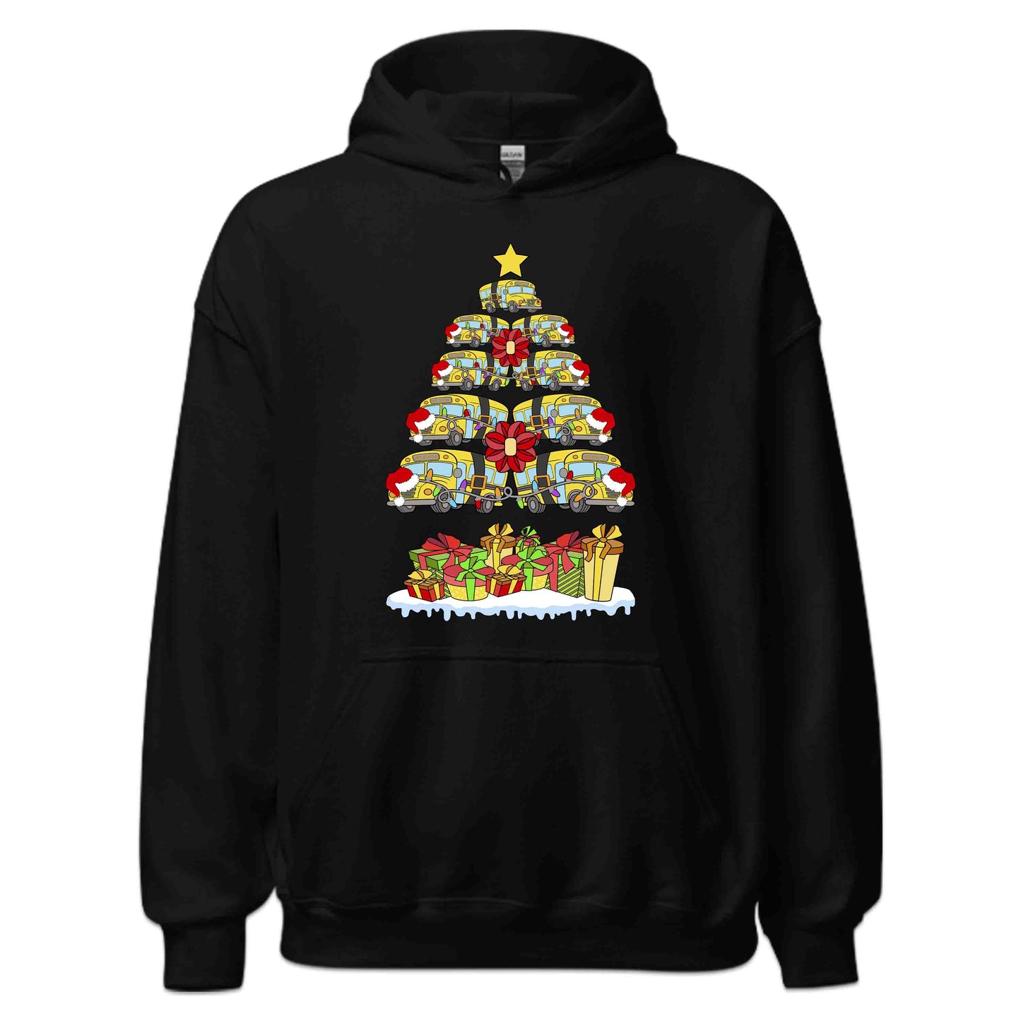 School Bus Christmas Tree Merry Xmas Bus Drivers | PRODUCT CODE: SHLOBUCHRMTE