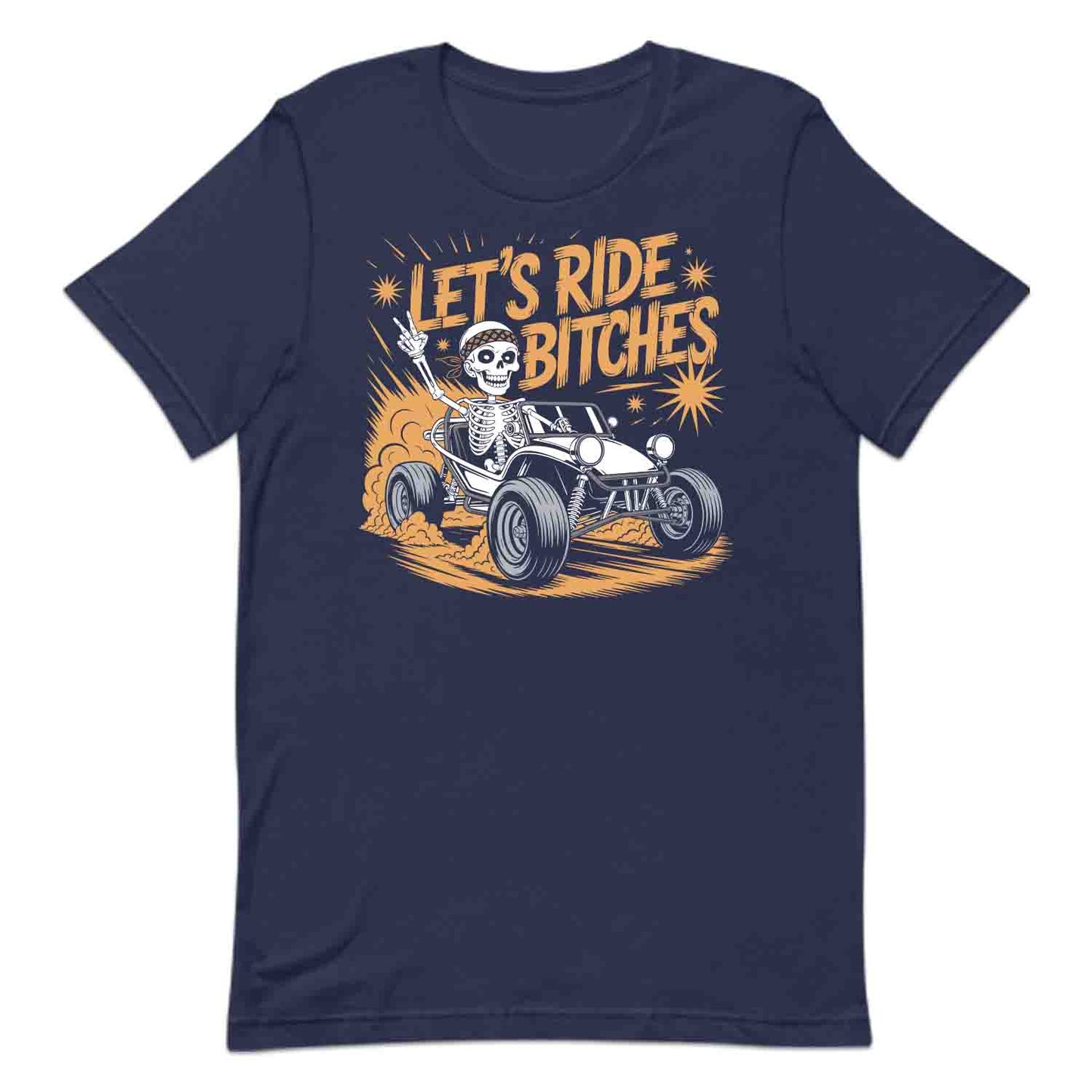 Skeleton Dune Buggy T-Shirt, Edgy Off-Road Sweatshirt, ATV Rebels Hoodie | PRODUCT CODE: SKJDHKSDBG