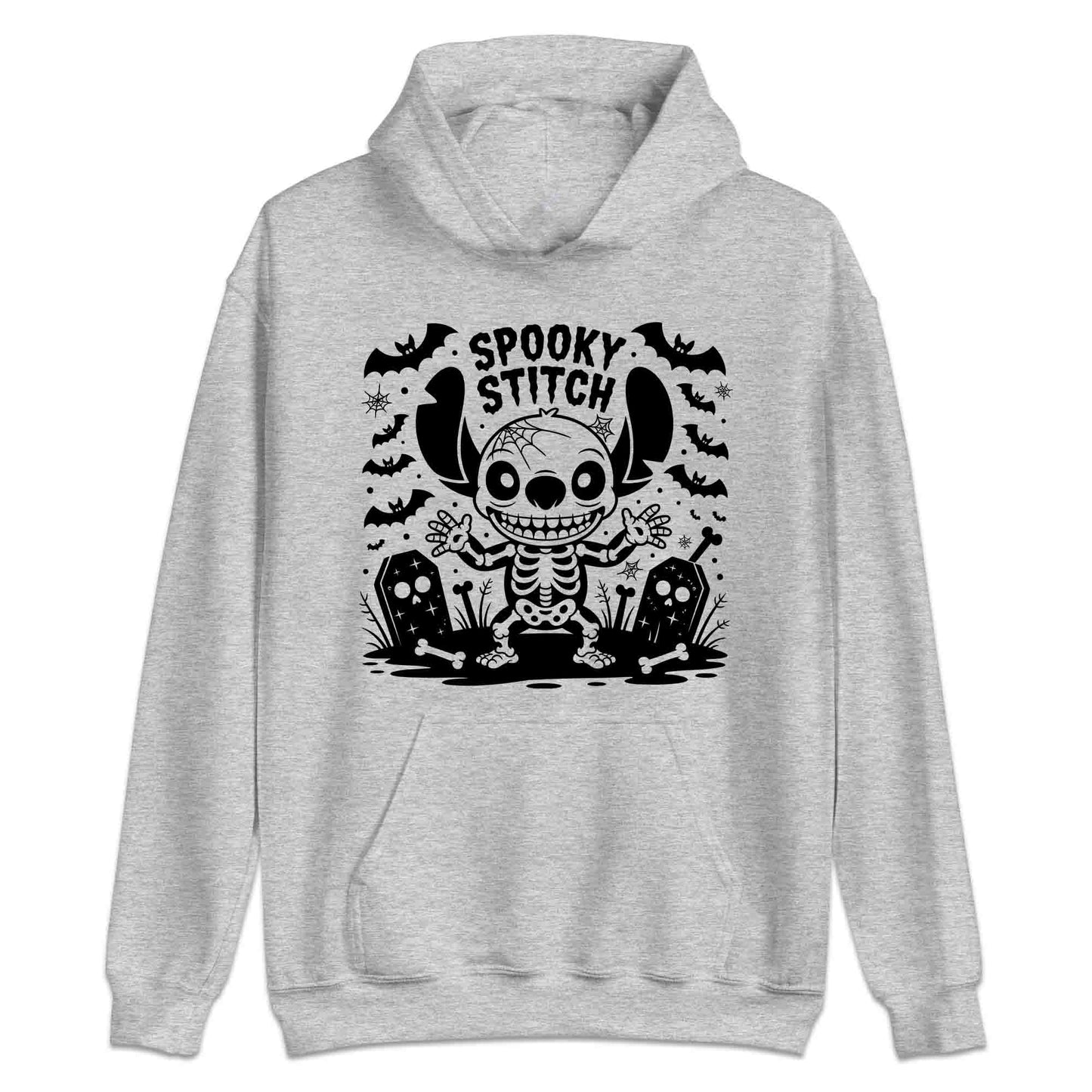 Spooky Stitch Skeleton T-Shirt, Disney Halloween Sweatshirt, Ohana Graveyard Hoodie | PRODUCT CODE: SKJEWROCH