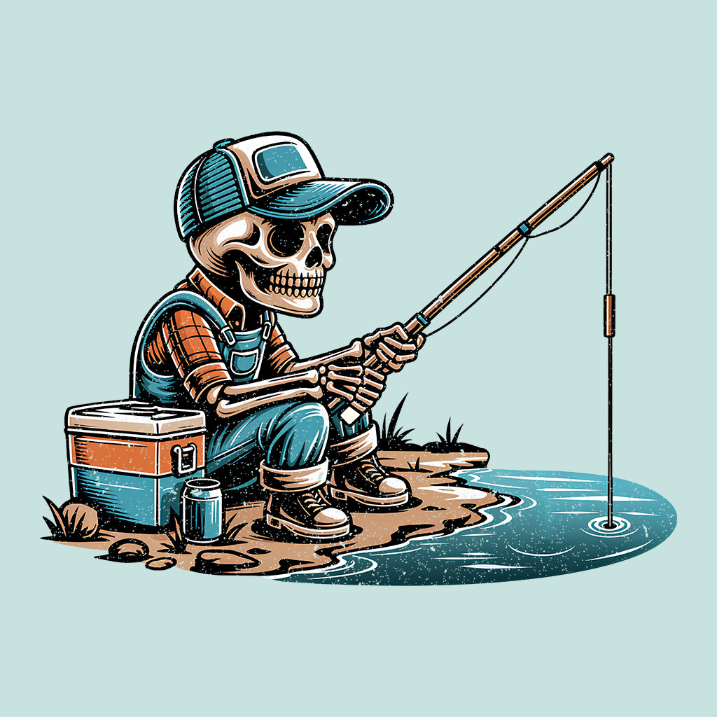 Skeleton Fishing Sarcastic Fisherman | PRODUCT CODE: SKLHSFHLWG