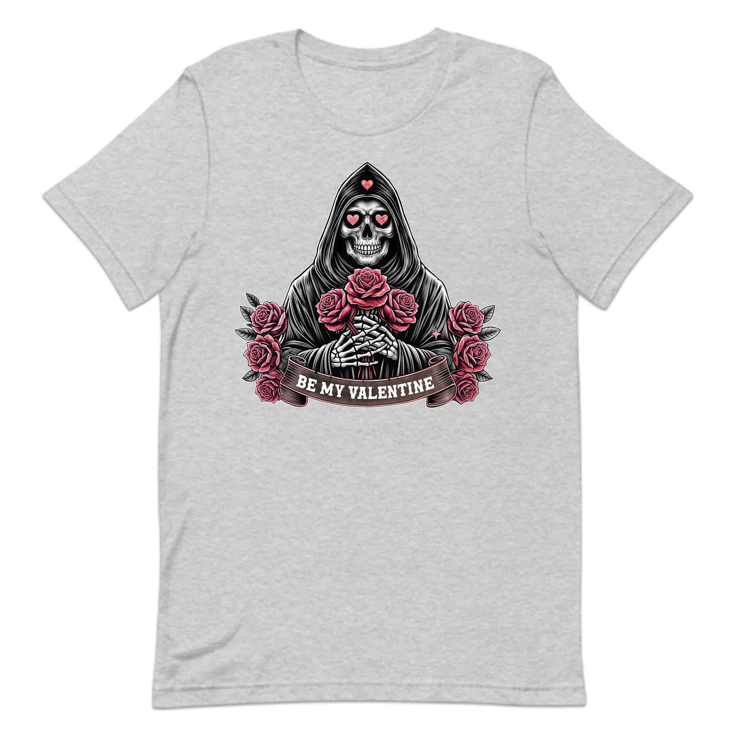 Be My Valentine Skeleton Gothic Skull with Roses Romantic Dark Souls | PRODUCT CODE: SKLNPHOLREDB