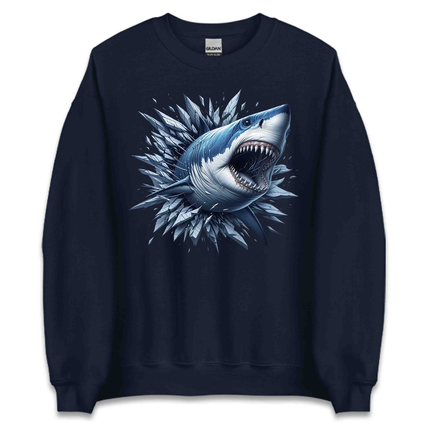 Shark Breaking Through Ice Epic Shark Attack 3D Great White Shark | PRODUCT CODE: SKRHBKMRICEP