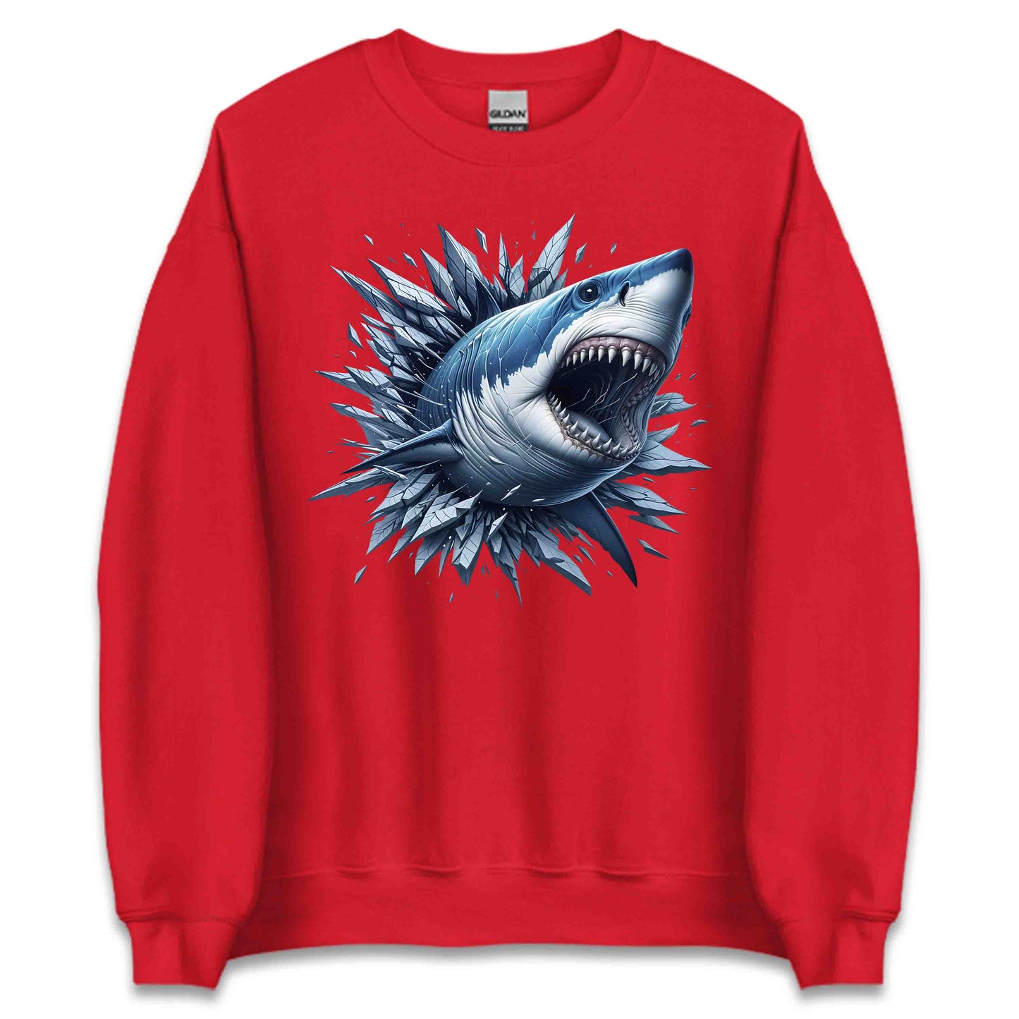 Shark Breaking Through Ice Epic Shark Attack 3D Great White Shark | PRODUCT CODE: SKRHBKMRICEP