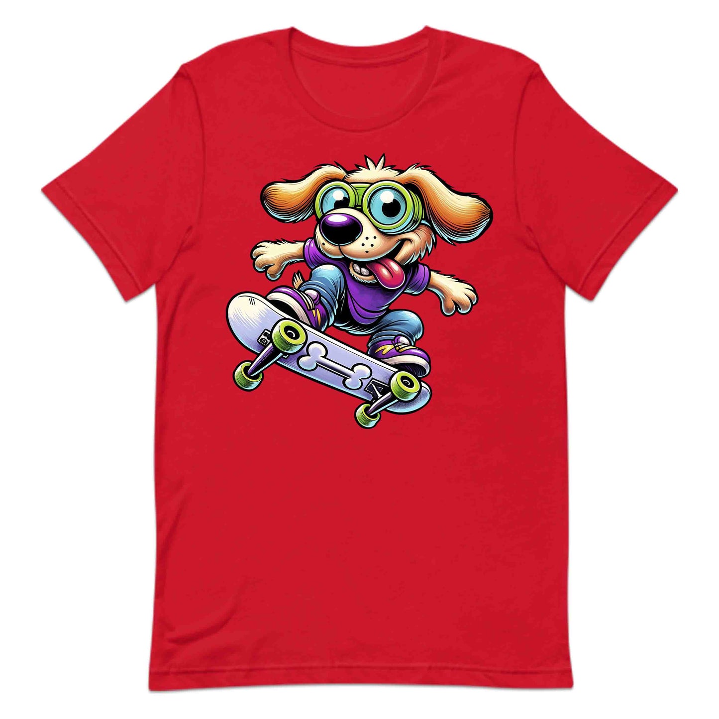 Skateboarding Dog Puppy Skateboarder Sports Lovers | PRODUCT CODE: SKTRBDGOPUYC