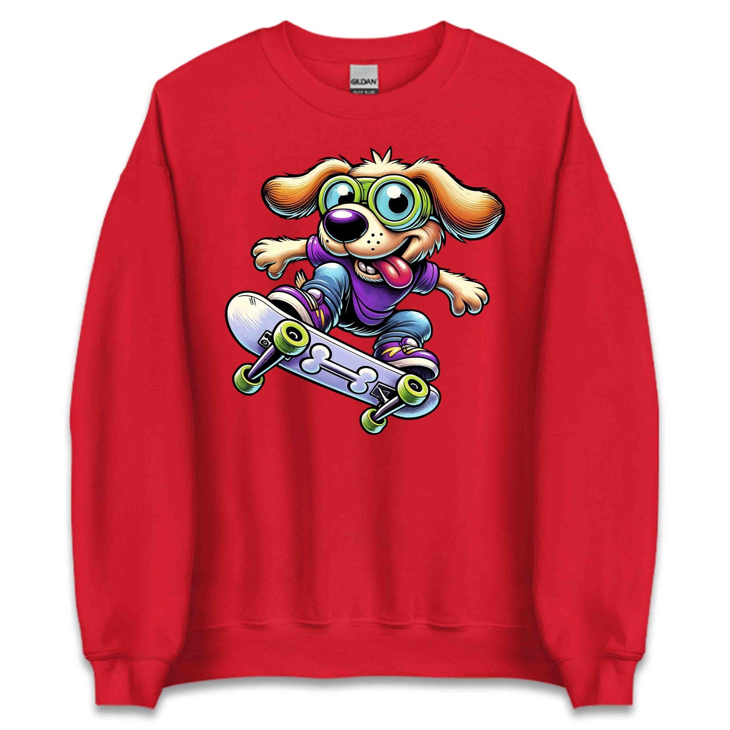 Skateboarding Dog Puppy Skateboarder Sports Lovers | PRODUCT CODE: SKTRBDGOPUYC