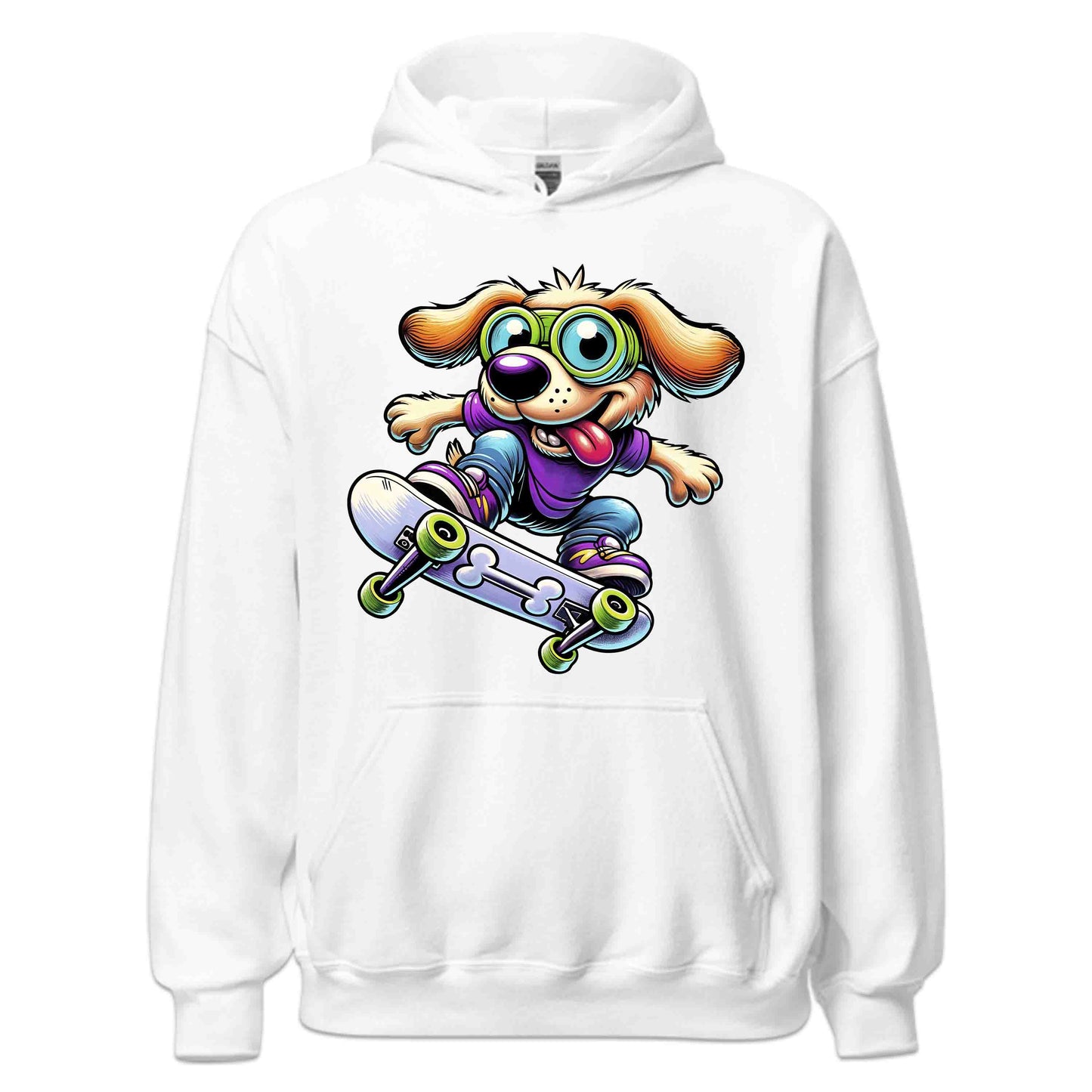 Skateboarding Dog Puppy Skateboarder Sports Lovers | PRODUCT CODE: SKTRBDGOPUYC