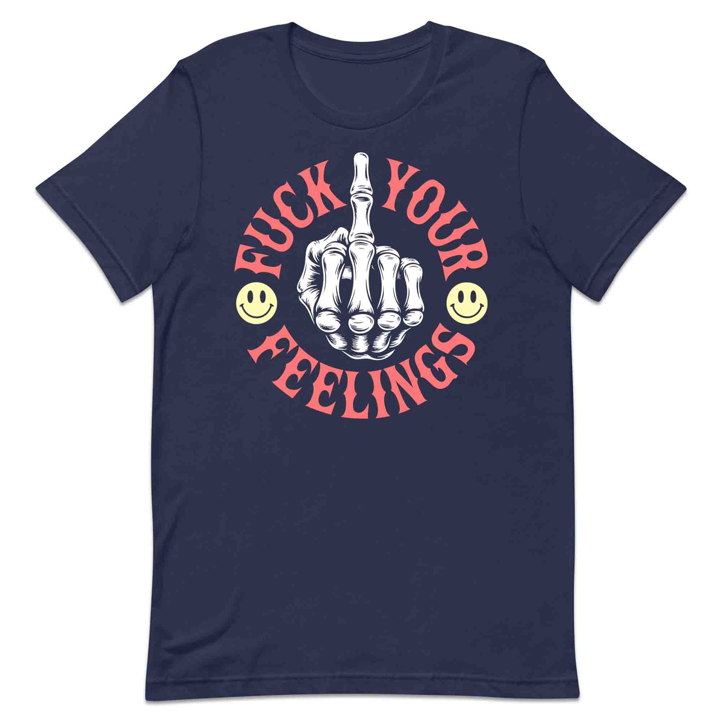 Skeleton Middle Finger T-Shirt, Dark Humor Sweatshirt, Sarcastic Rebel Hoodie | PRODUCT CODE: SKWERFN