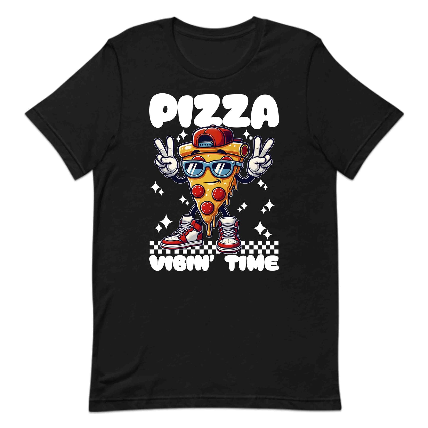 Funny Pizza Slice Hilarious Pizza Slice with Sunglasses & Sneakers | PRODUCT CODE: SLCFNYPZIALVT