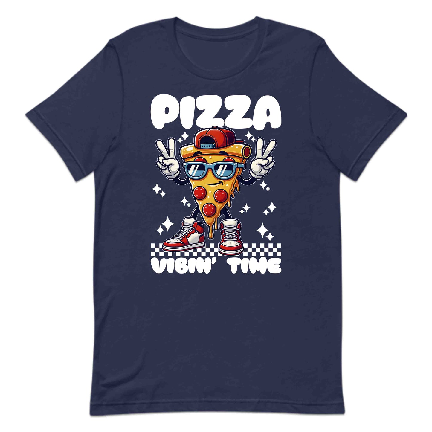 Funny Pizza Slice Hilarious Pizza Slice with Sunglasses & Sneakers | PRODUCT CODE: SLCFNYPZIALVT