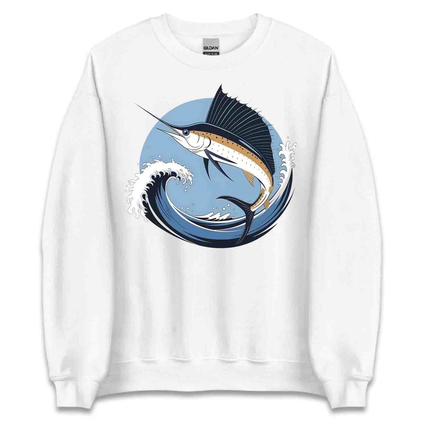 Sailfish Ocean Fishing T-Shirt, Sweatshirt, Hoodie – Vintage Nautical & Deep Sea Angler Vibes | PRODUCT CODE: SLFBVEUPQNV