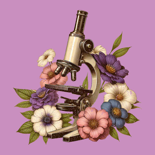 Floral Microscope Medical Lab Tech MLT | PRODUCT CODE: SLRMCRPOS