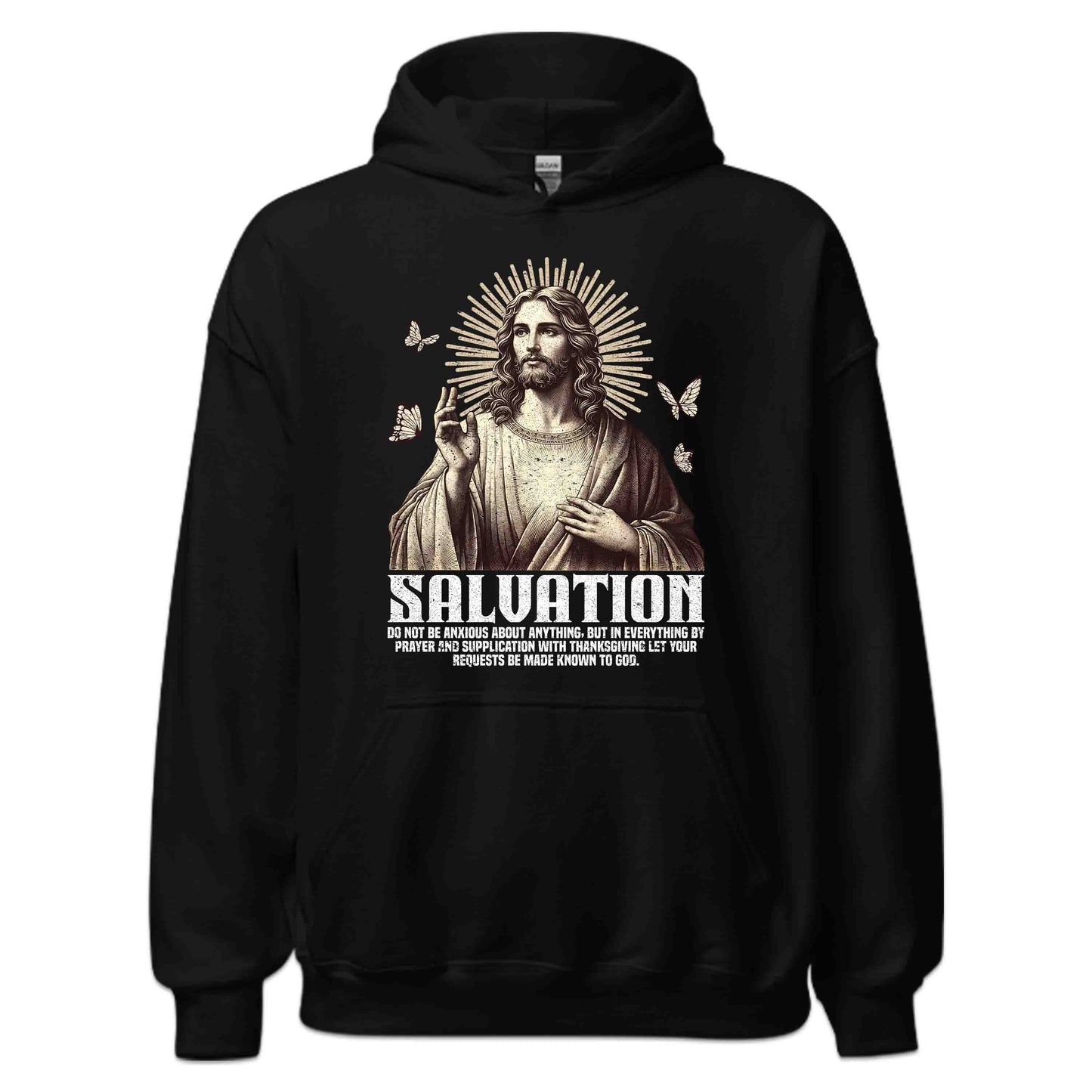 Salvation Christian Jesus and Butterflies Uplifting Bible Verse | PRODUCT CODE: SLVTNCHRJUSEB