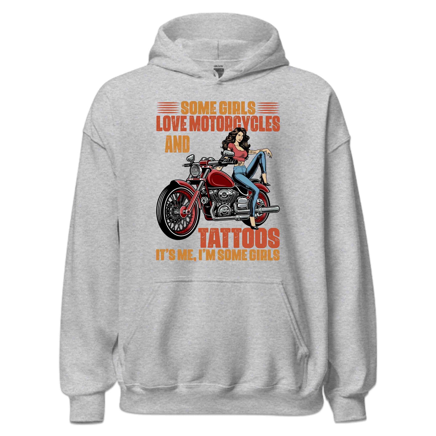 Some Girls Love Motorcycles & Tattoos Vintage Biker Chic | PRODUCT CODE: SMGRLVEMOTRA